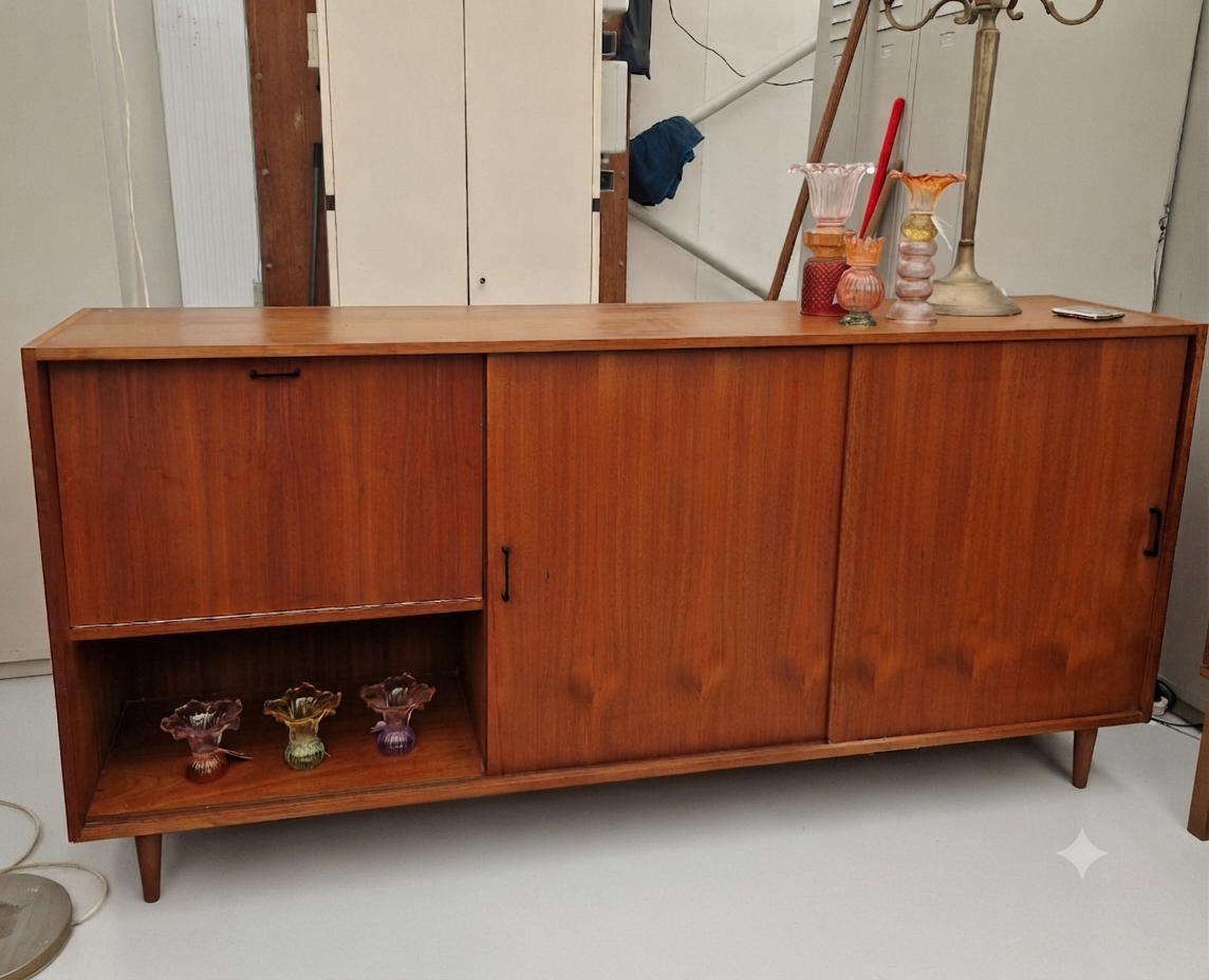 Vintage wandkast 200cm