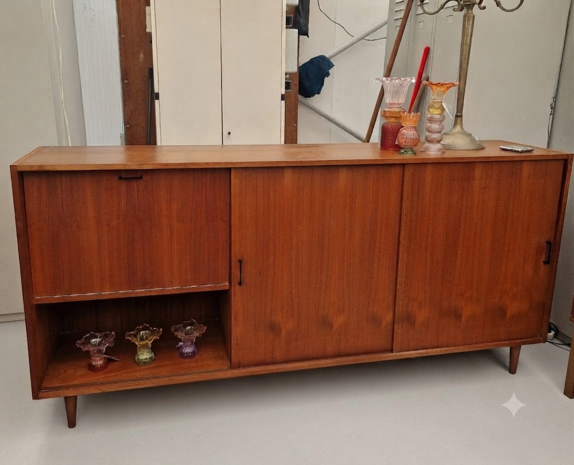 Vintage wandkast 200cm