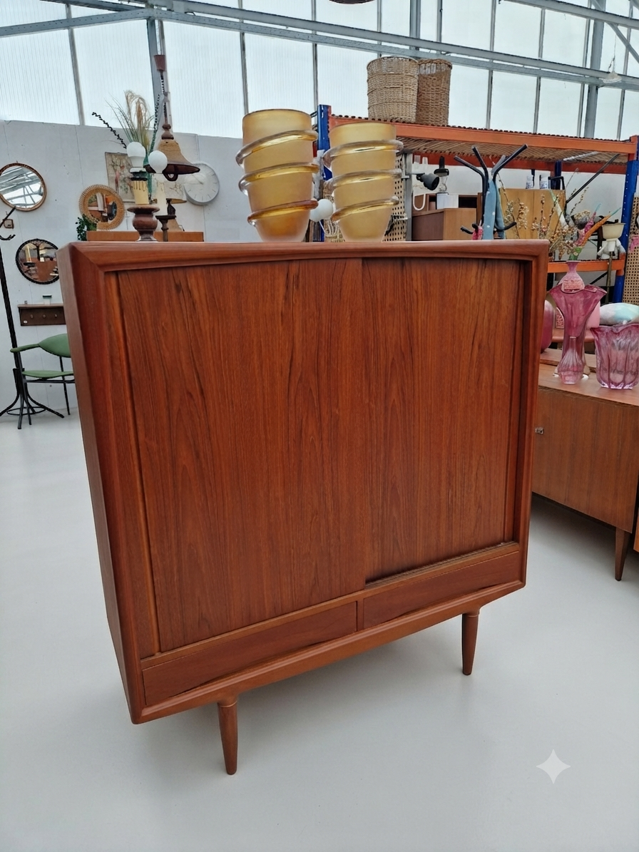 Vintage wandkast 120cm van Axel Christensen voor ACOmobel - Afbeelding 6