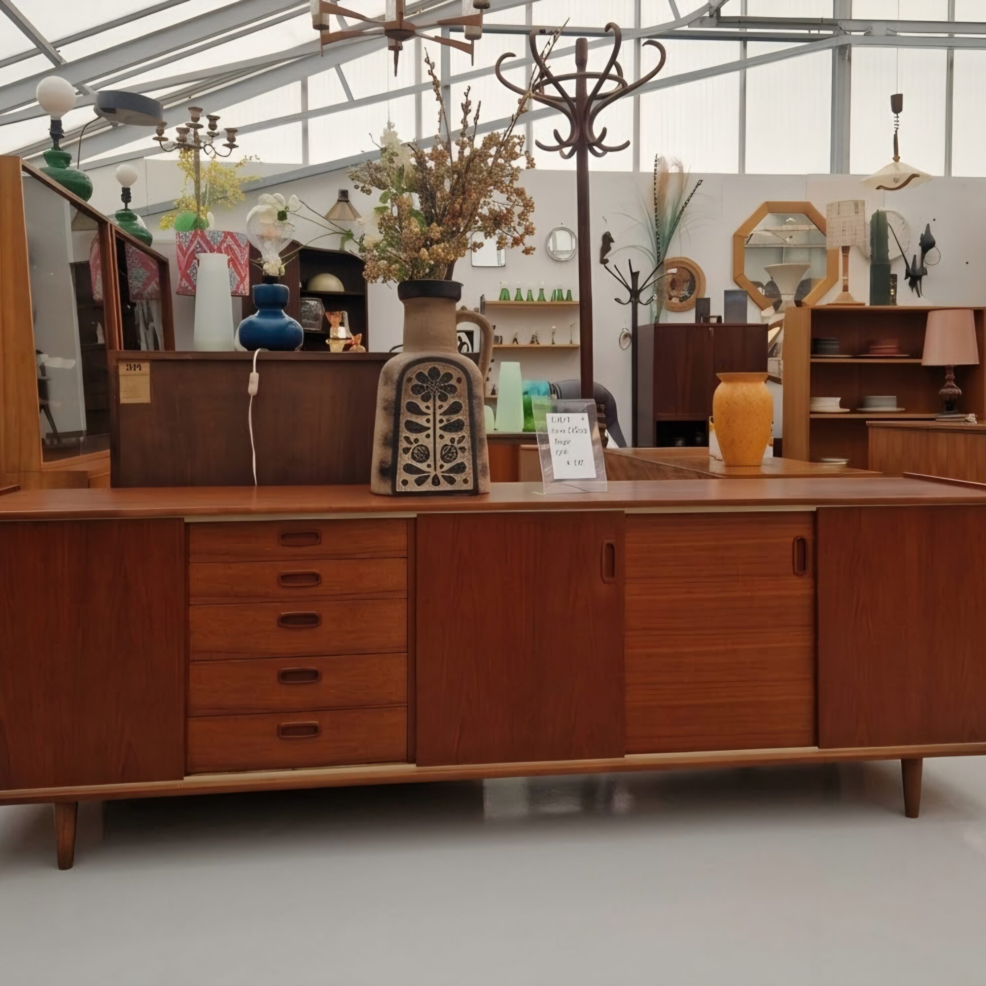 Belgisch Vintage dressoir 220cm