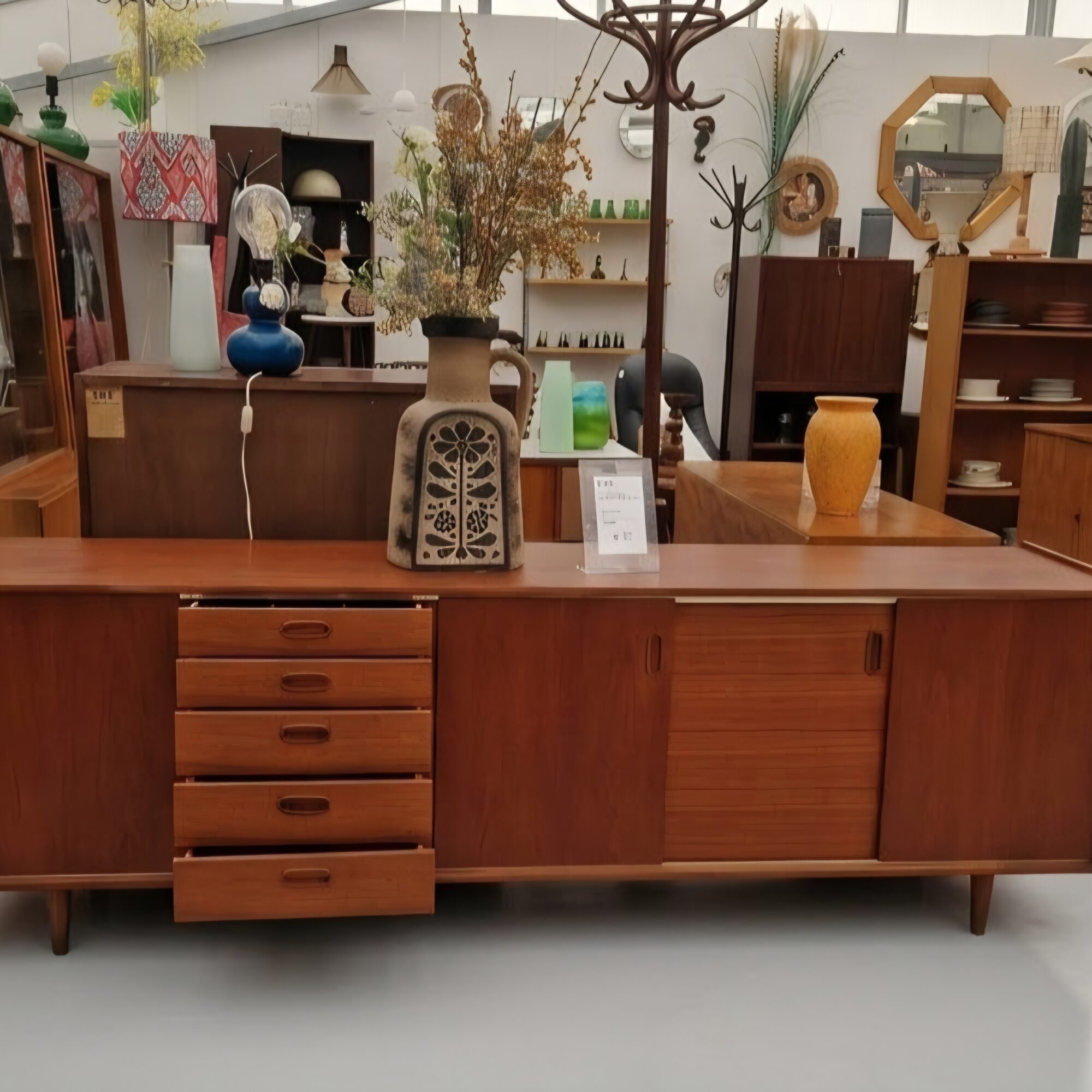 Belgisch Vintage dressoir 220cm