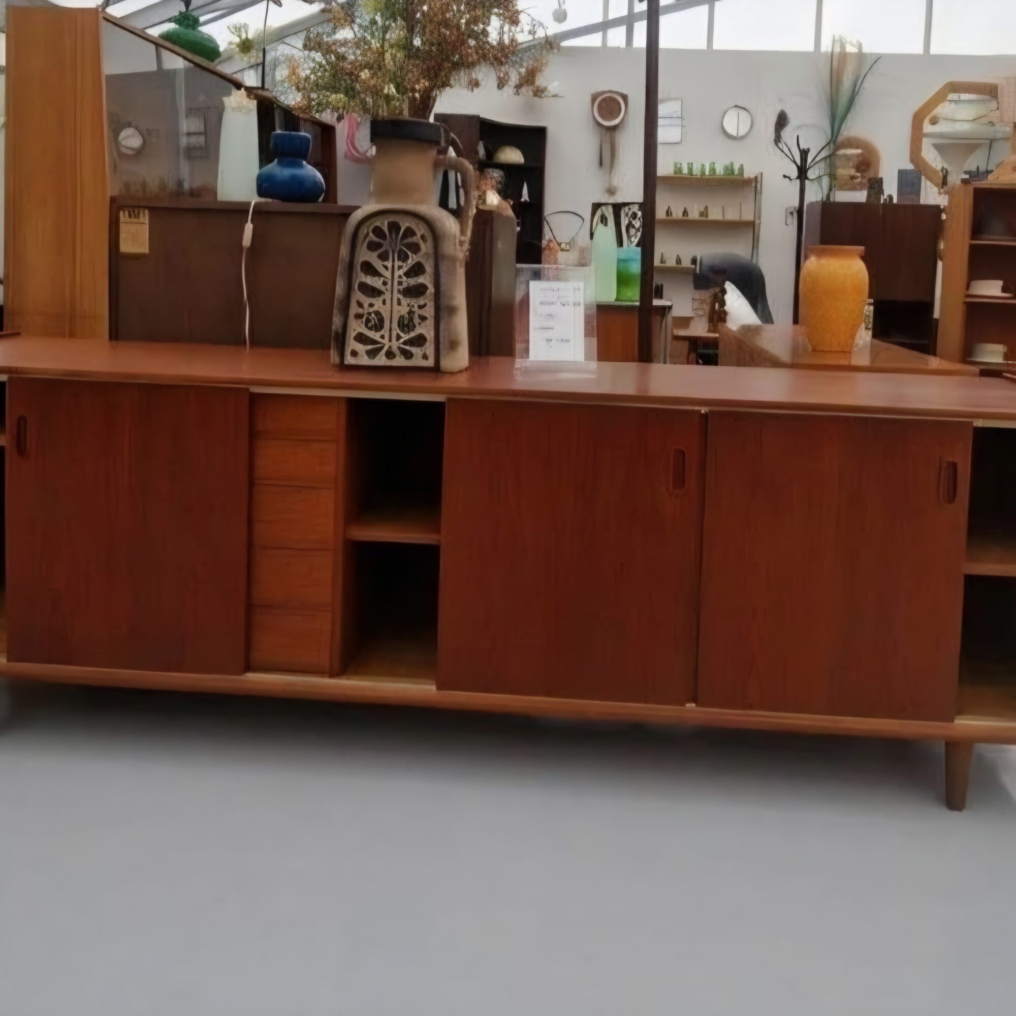 Belgisch Vintage dressoir 220cm