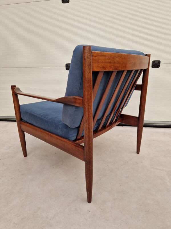 Vintage fauteuil teakhout