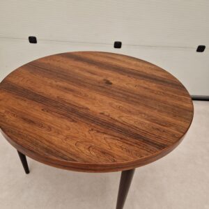 Vintage round table rosewood by Kai Kristiansen