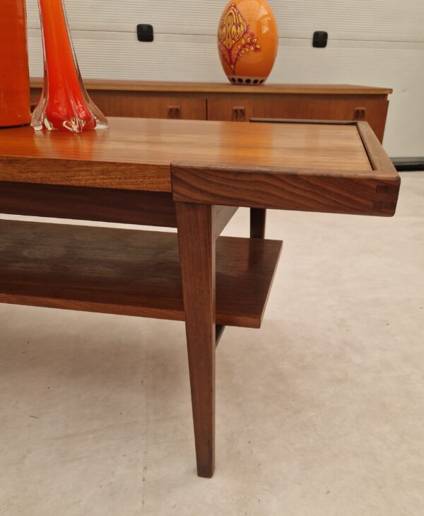Vintage teakhouten salontafel