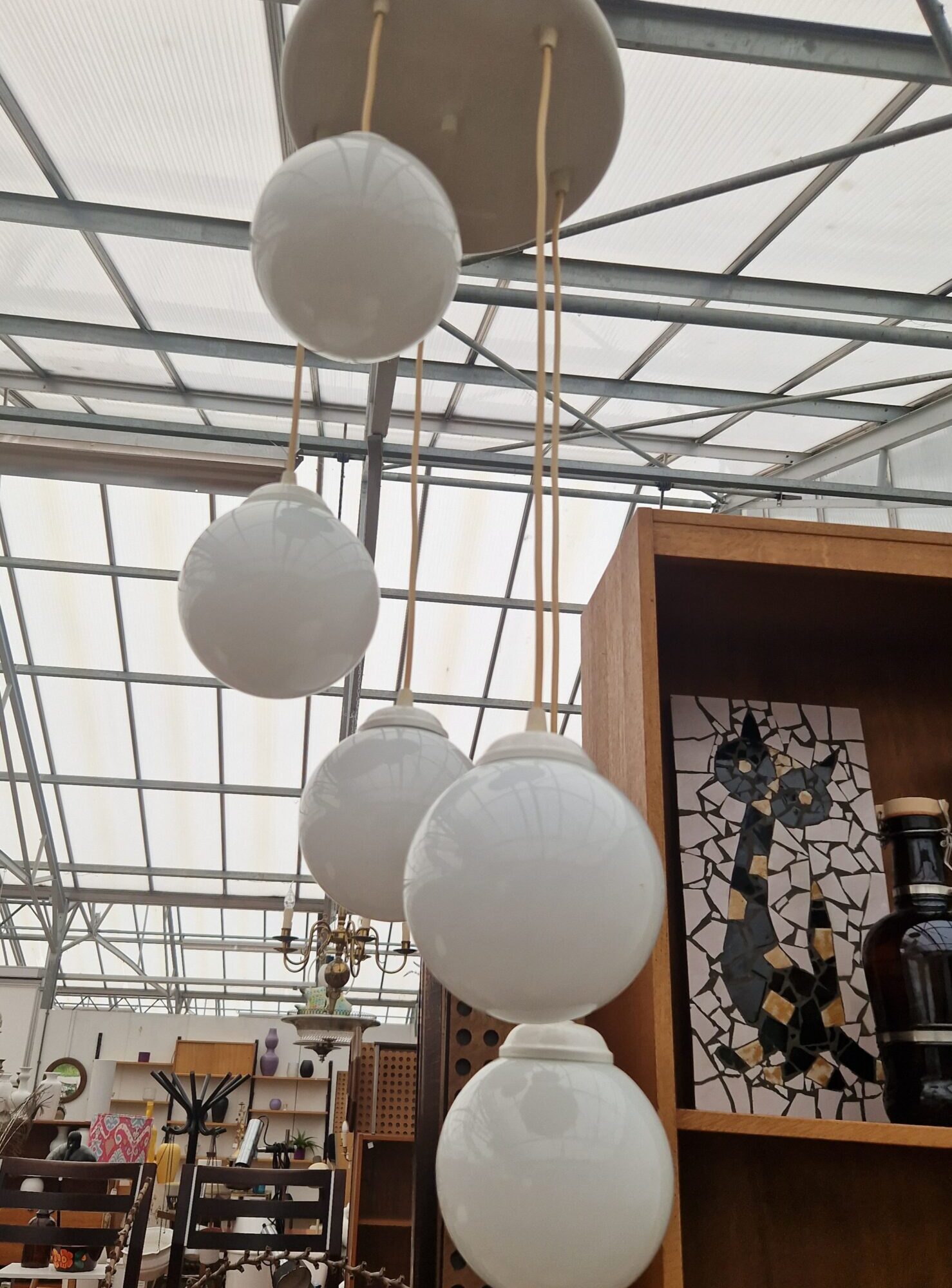 Vintage hanglamp van Elco Lite