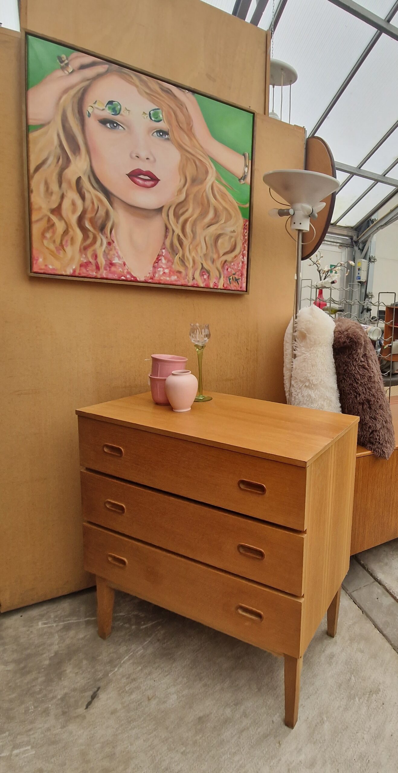 Vintage ladekast 80cm