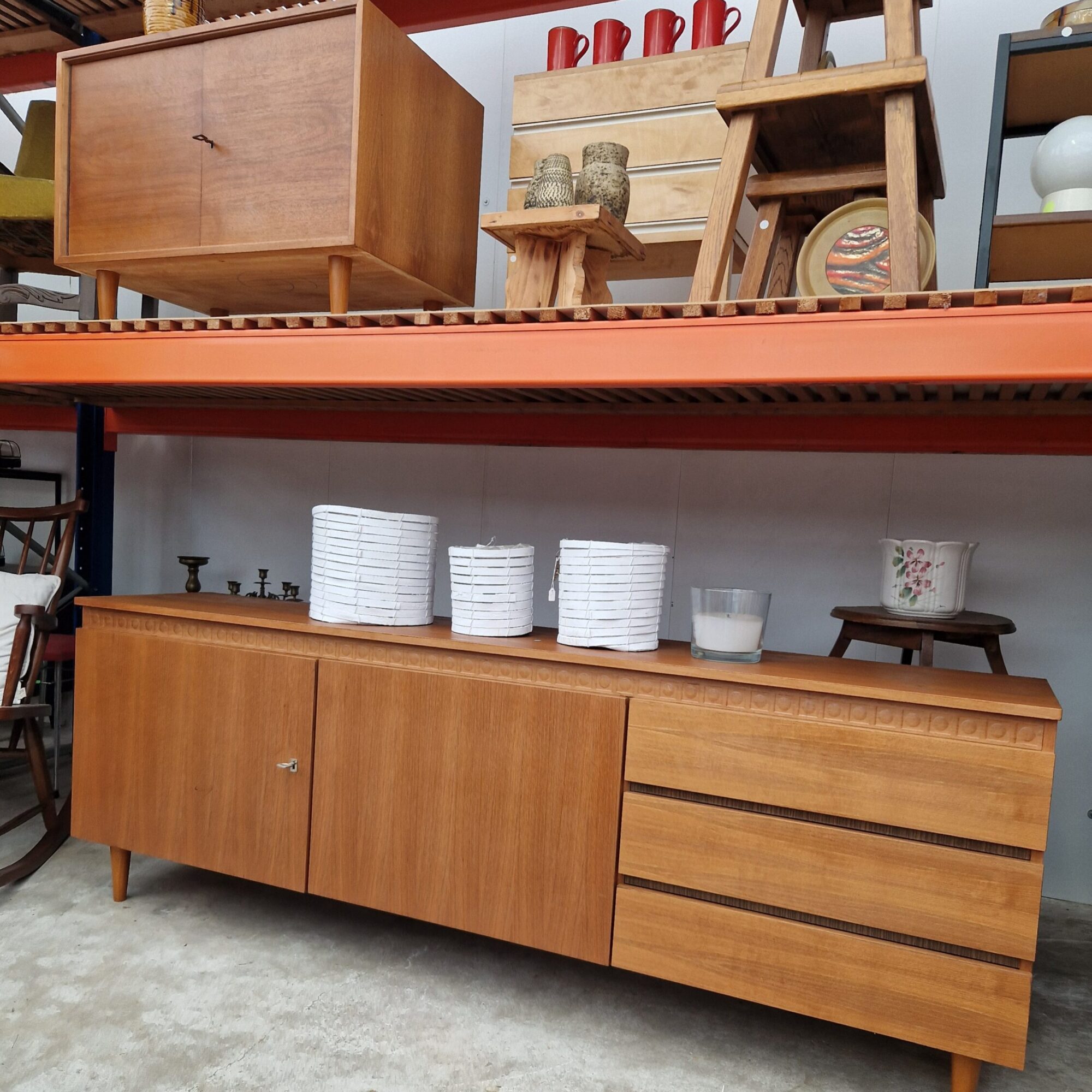 Vintage dressoir 193cm