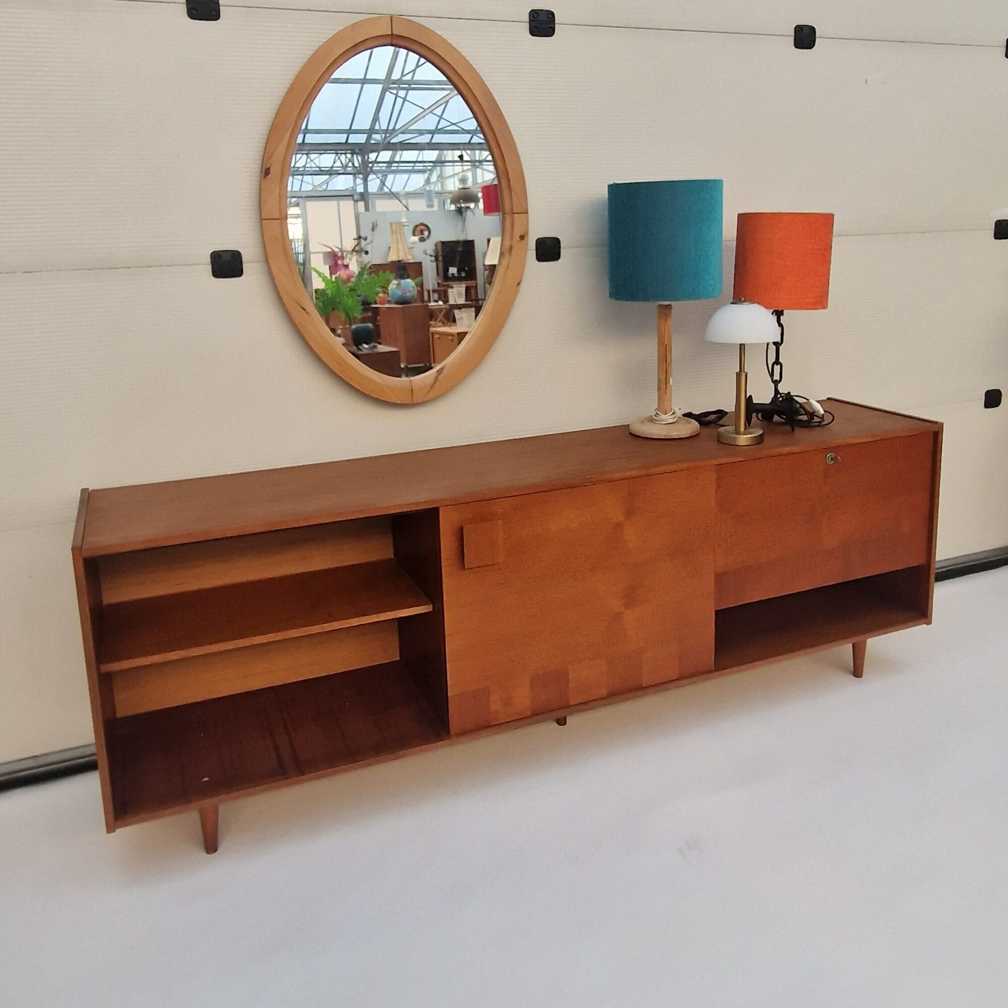 Vintage wandkast 220cm