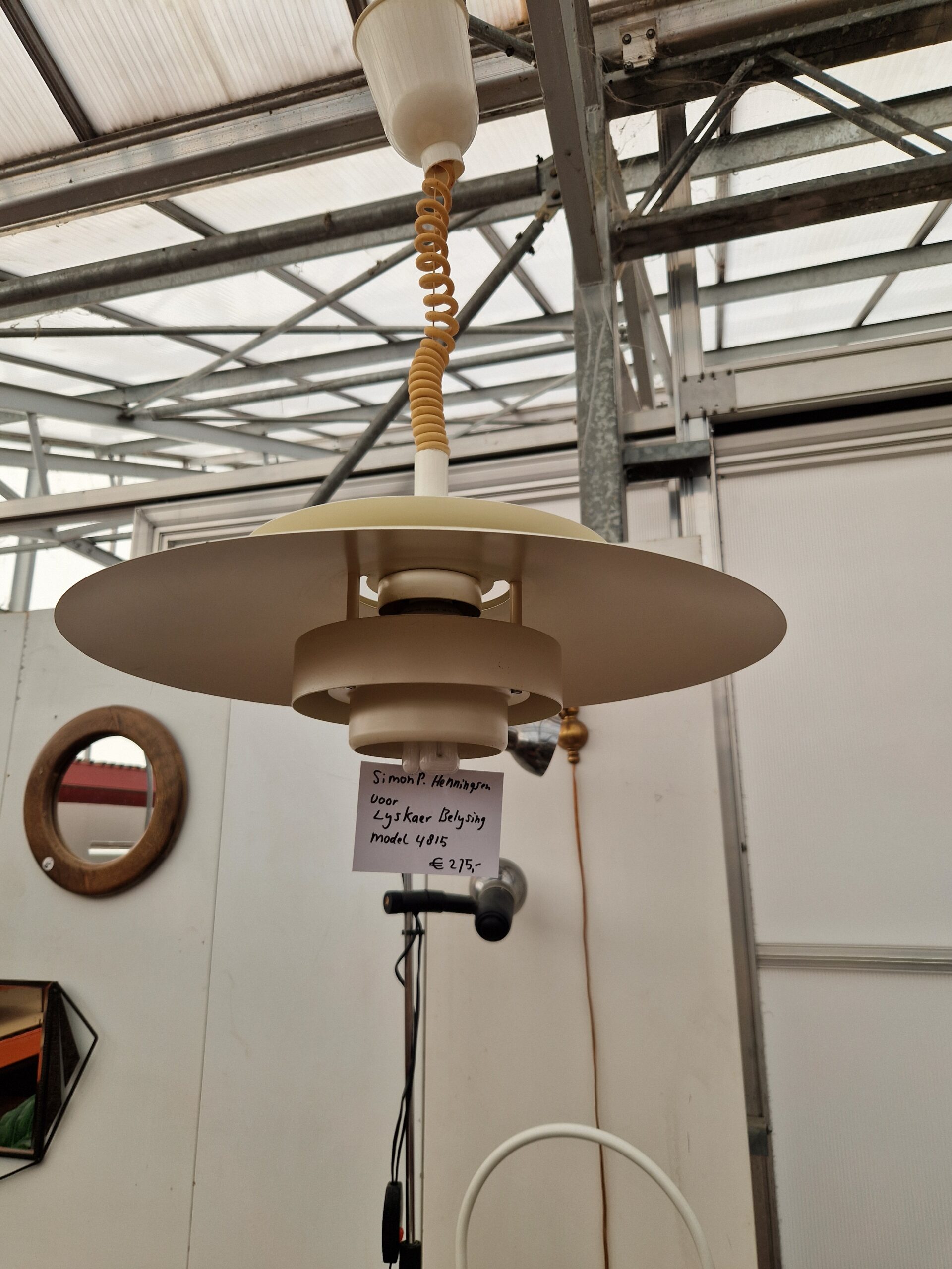 vintage hanglamp Simon Henningsen