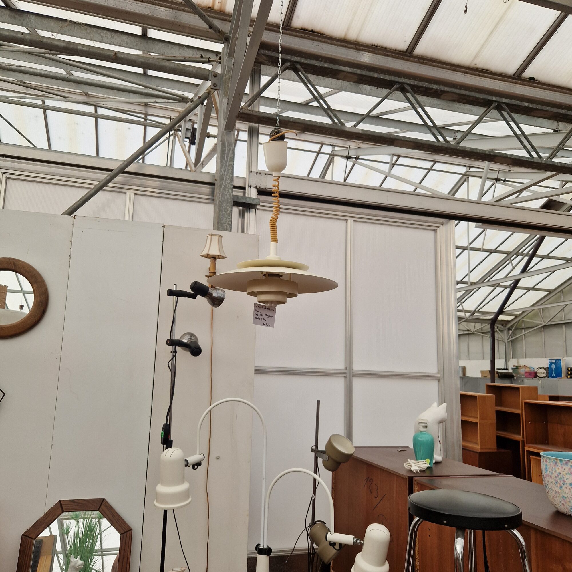 vintage hanglamp Simon Henningsen