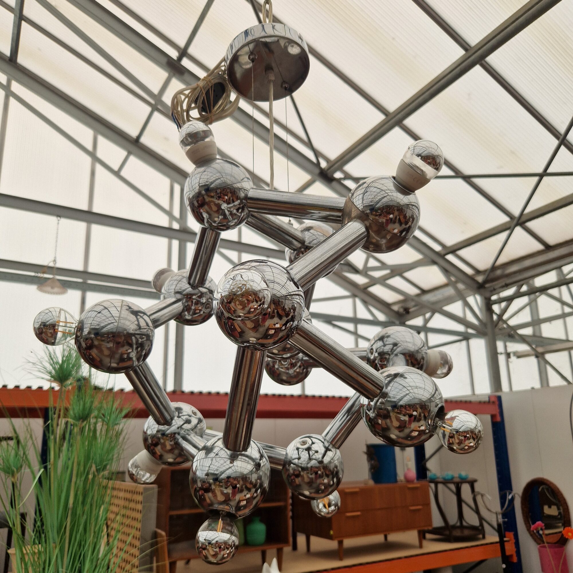 Atomium space age hanglamp