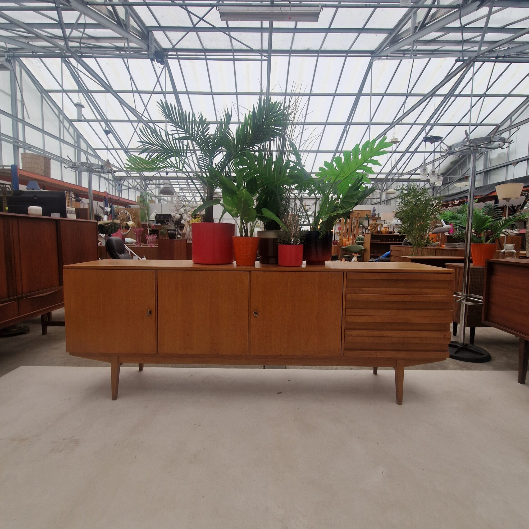 licht vintage dressoir 220cm