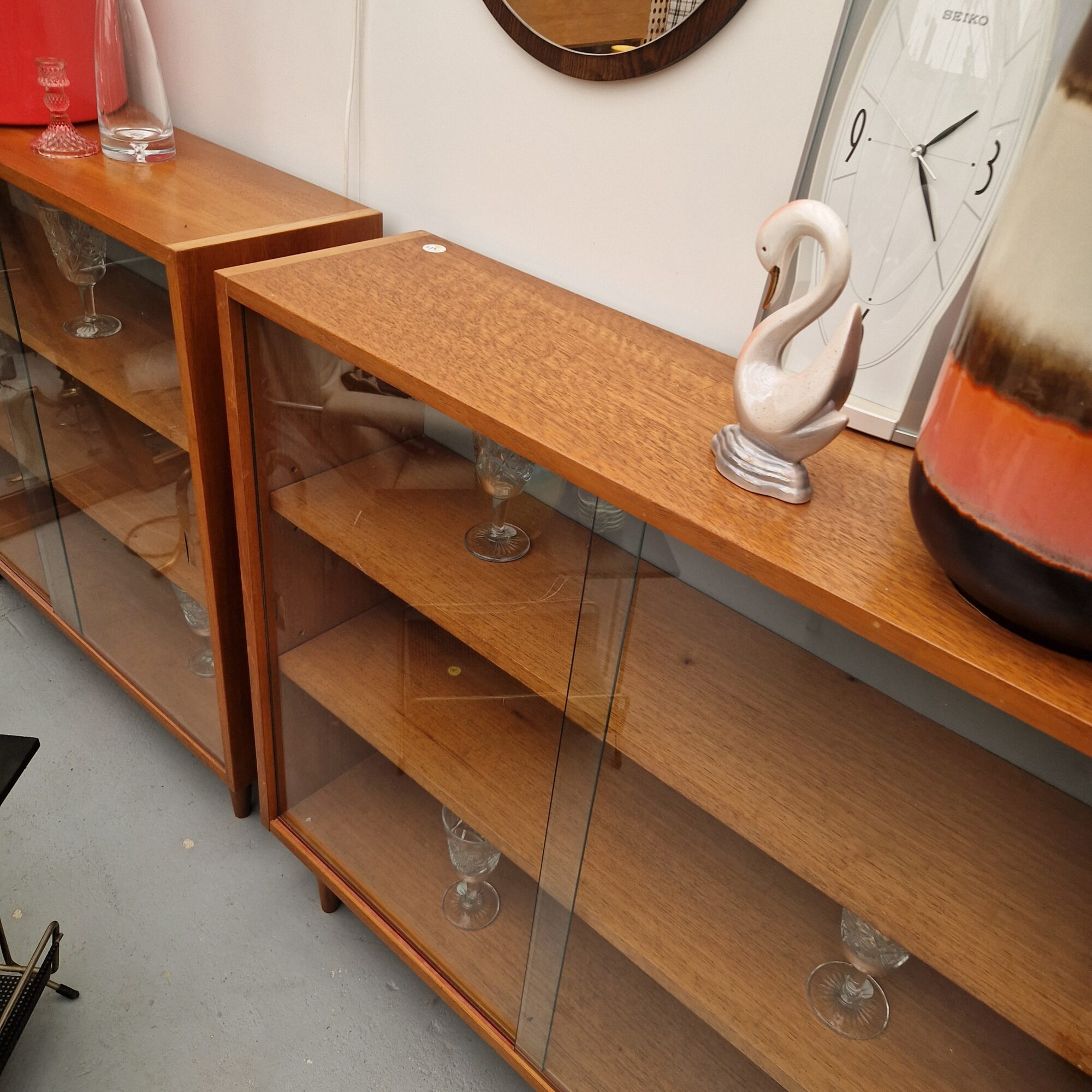 Vier Vitrine kasten 100cm