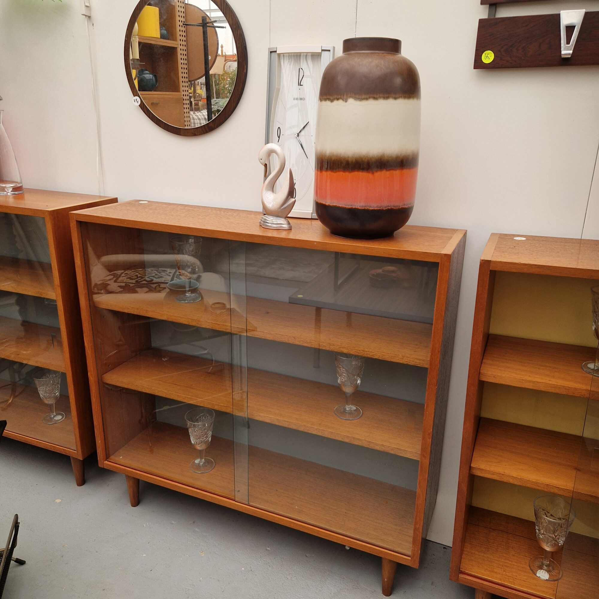 Vier Vitrine kasten 100cm