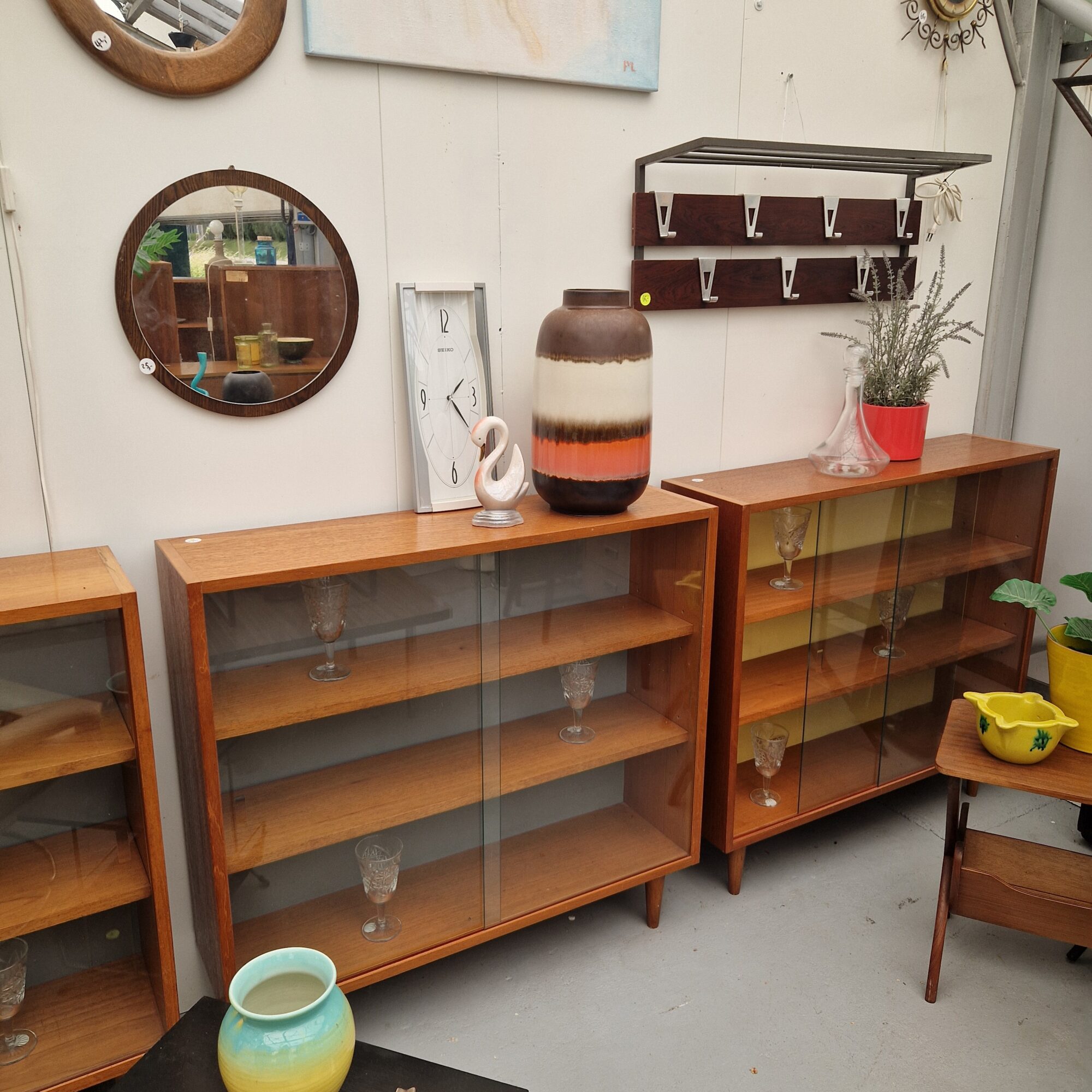 Vier Vitrine kasten 100cm