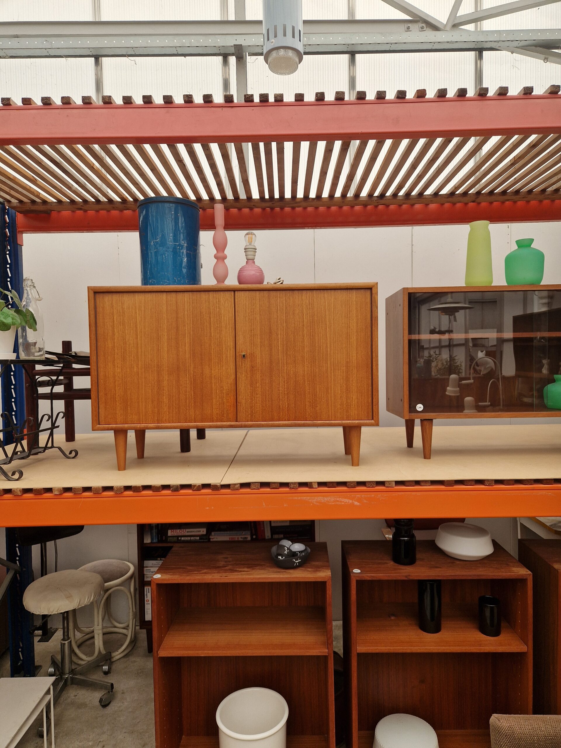 Leuk vintage kastje 90cm
