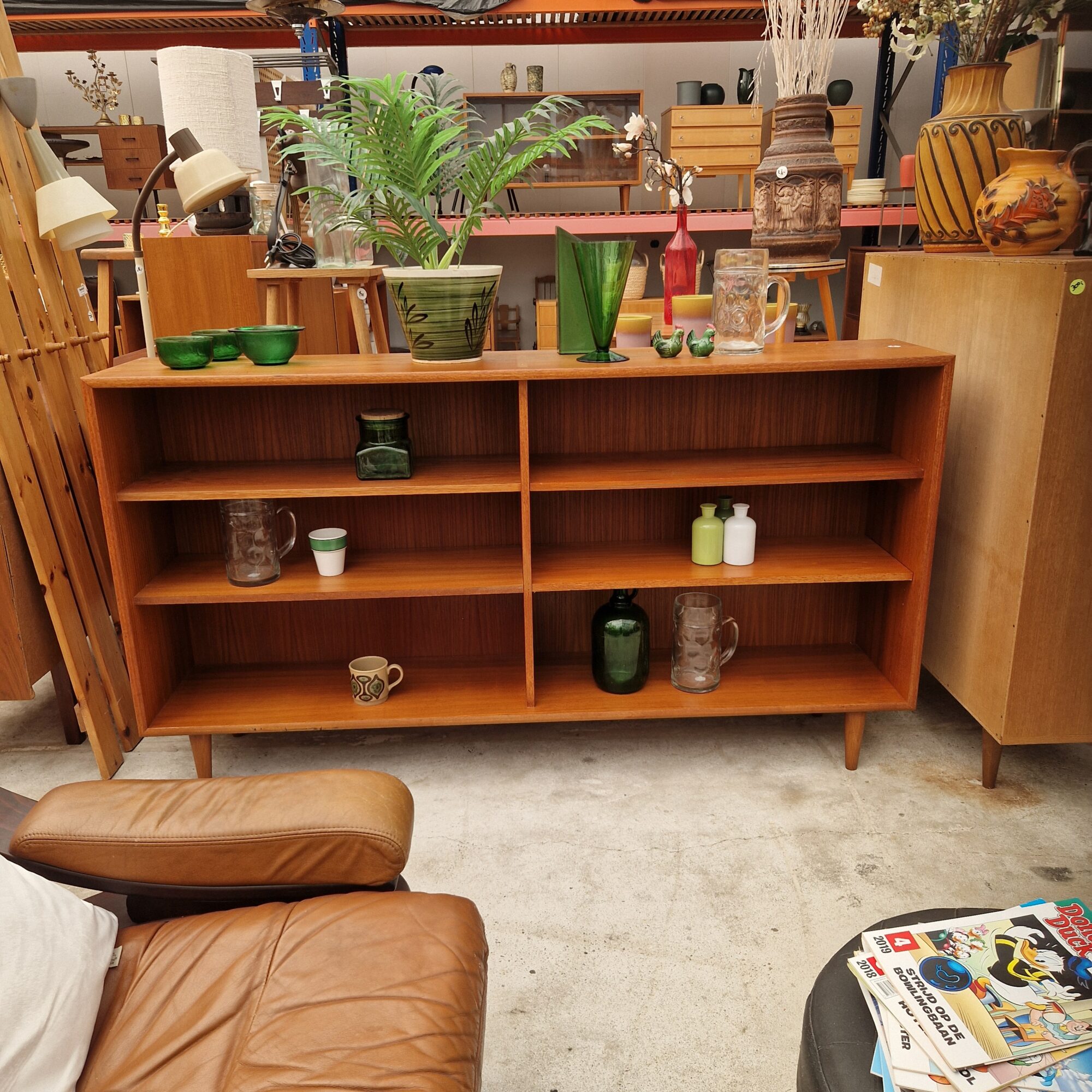 Vintage open kast 165cm