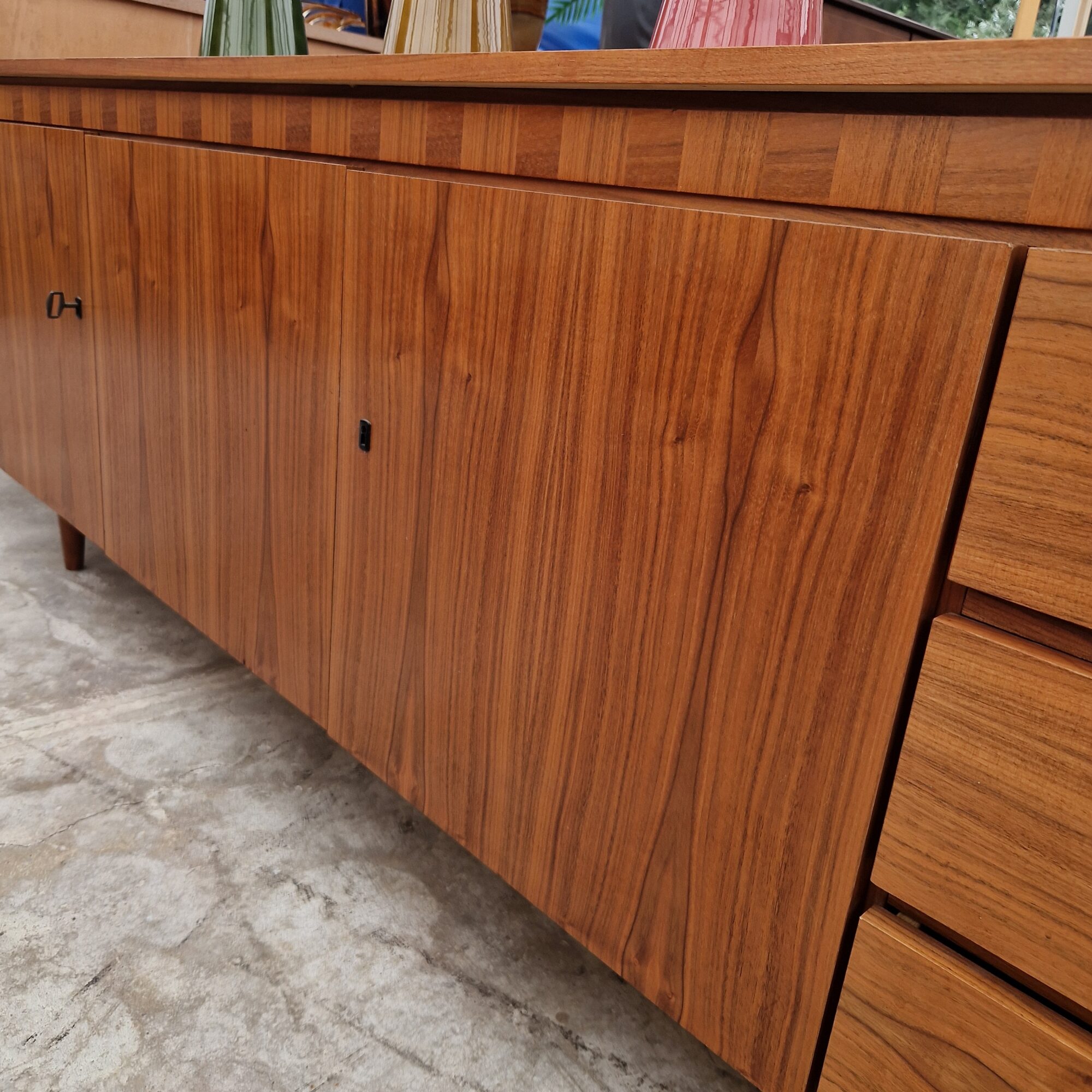 Vintage dressoir 200cm