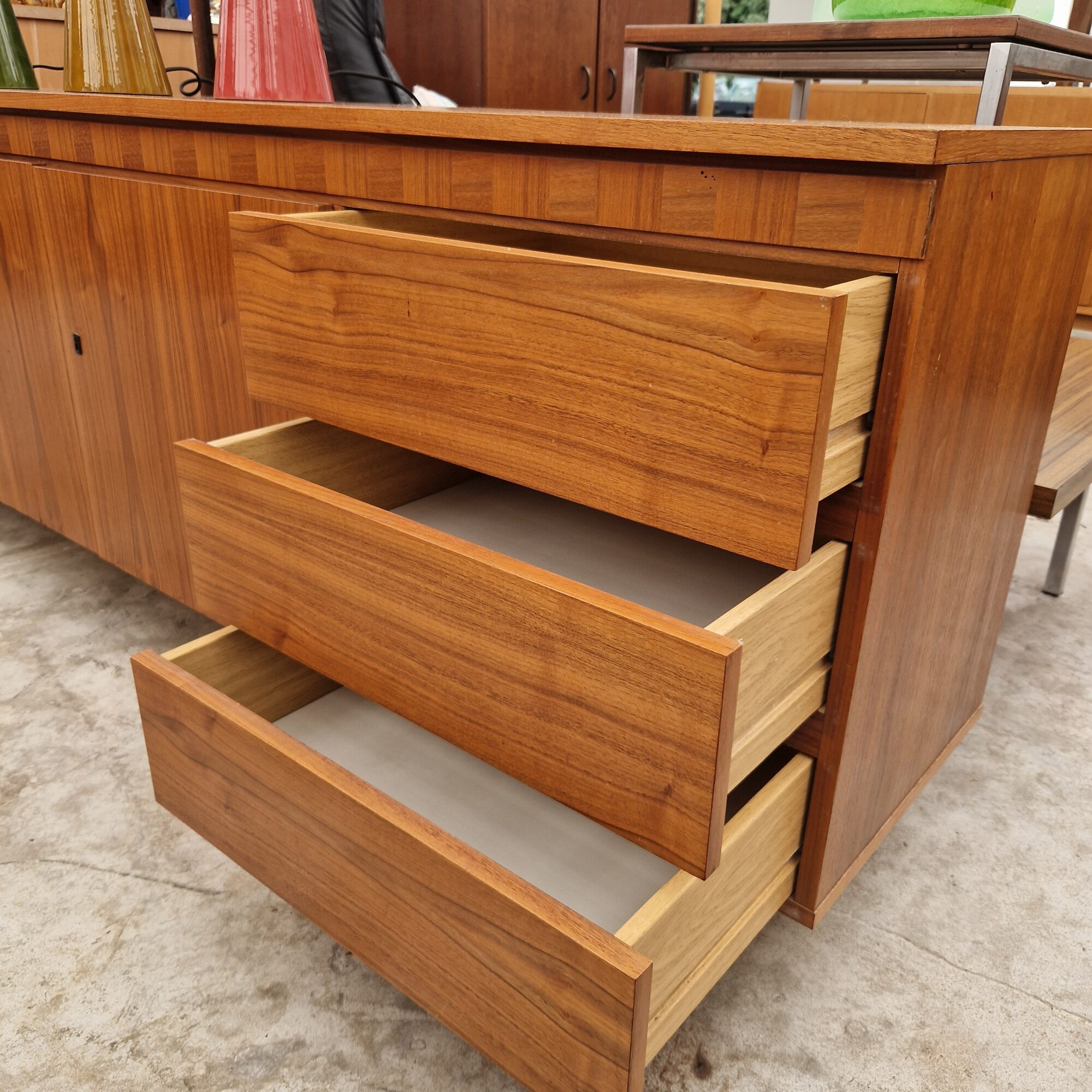 Vintage dressoir 200cm