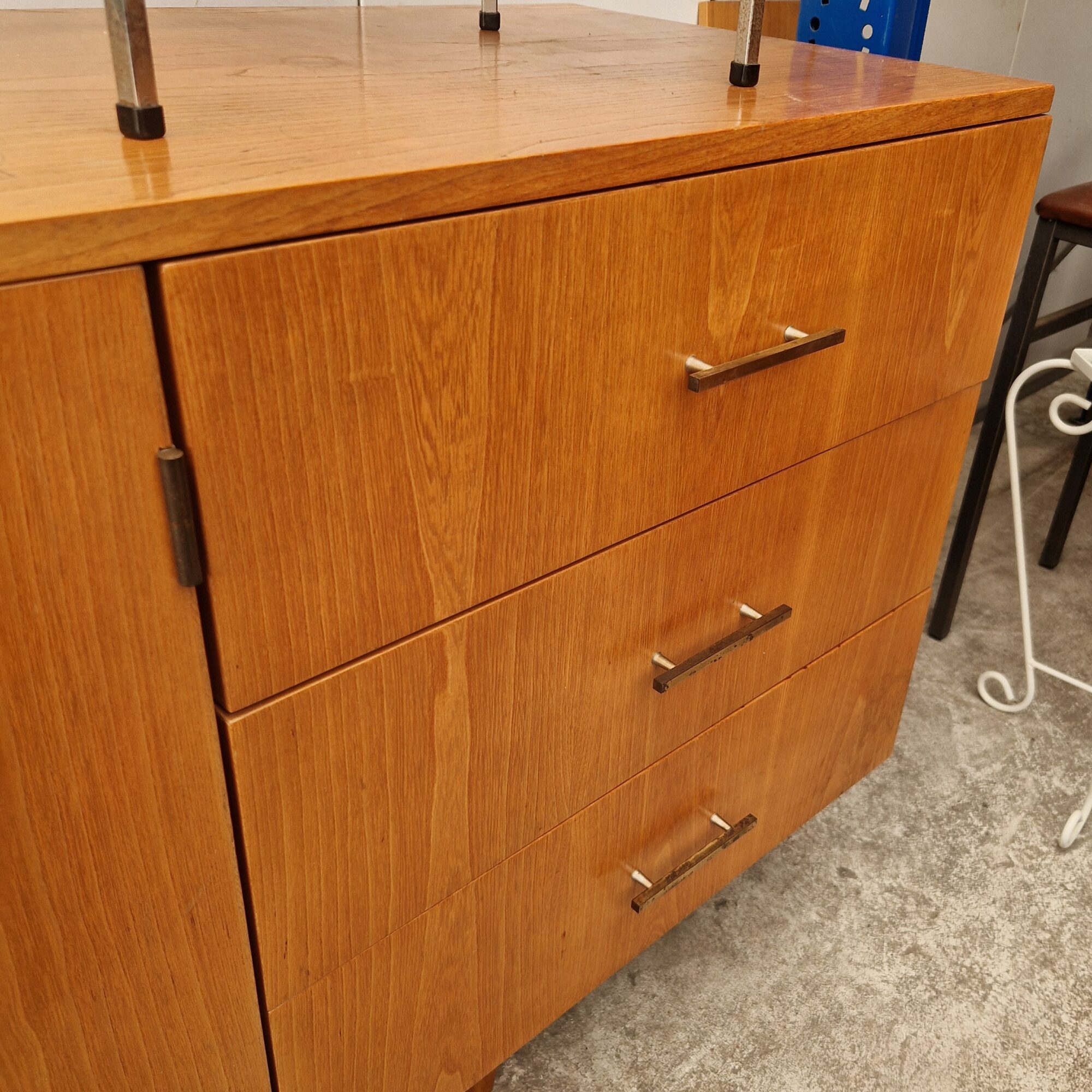 lichthouten Vintage dressoir 240cm