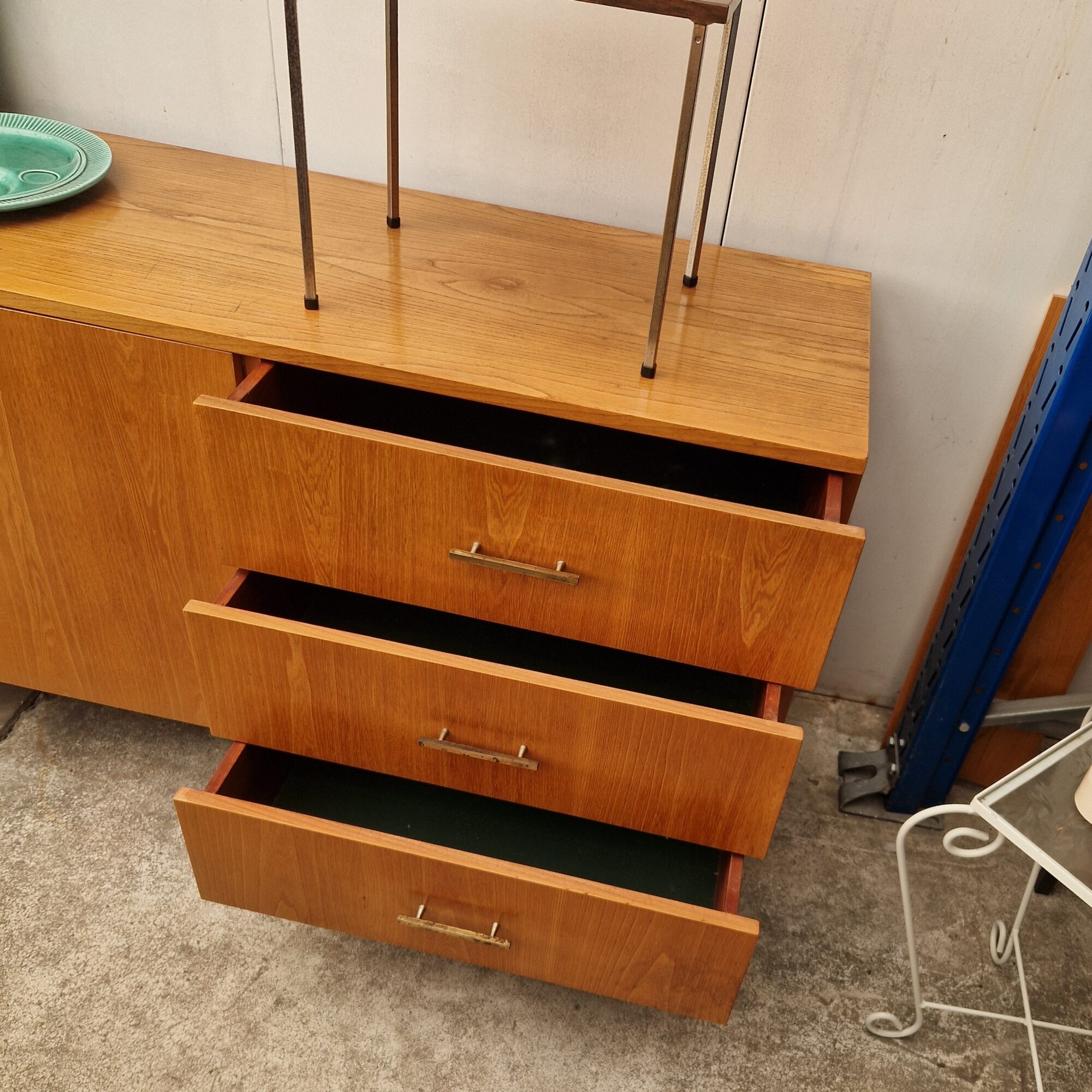 lichthouten Vintage dressoir 240cm