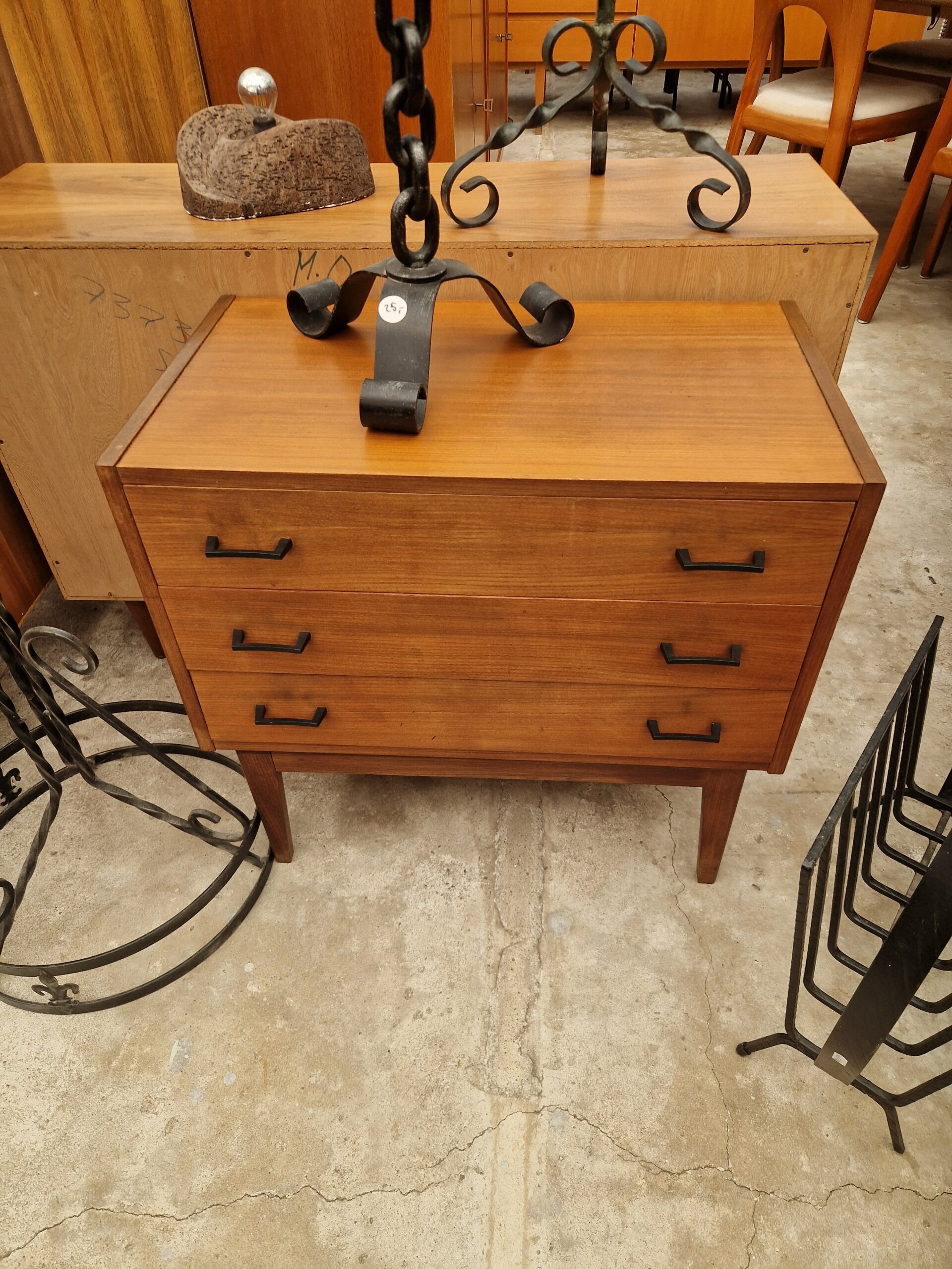 Vintage ladekast 65cm van Simpla Lux - Afbeelding 8