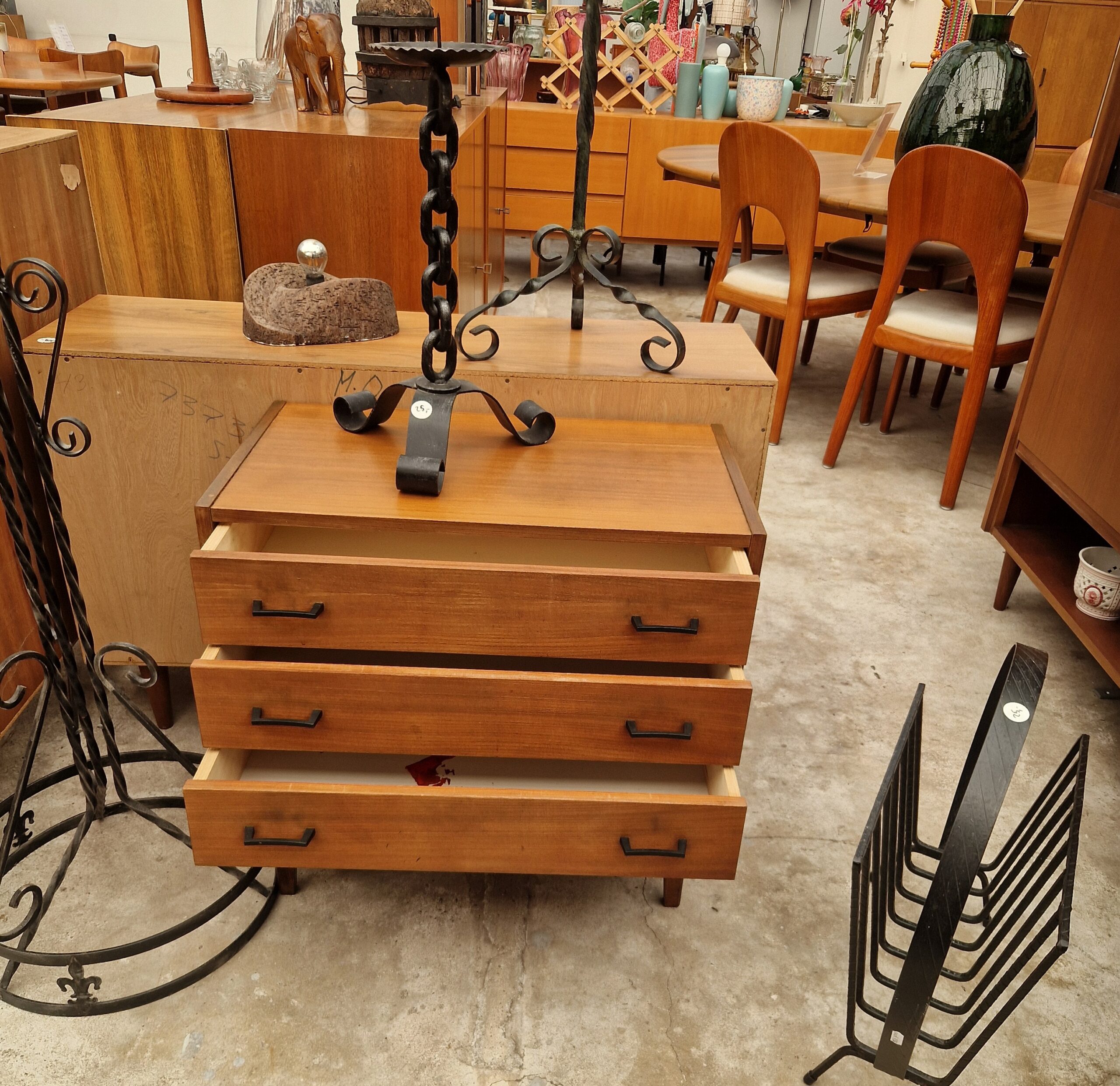 Vintage ladekast 65cm van Simpla Lux - Afbeelding 6