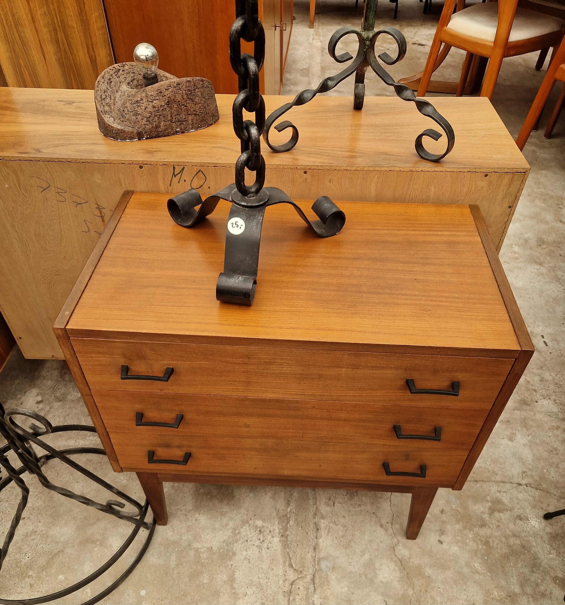 Vintage ladekast 65cm van Simpla Lux - Afbeelding 4