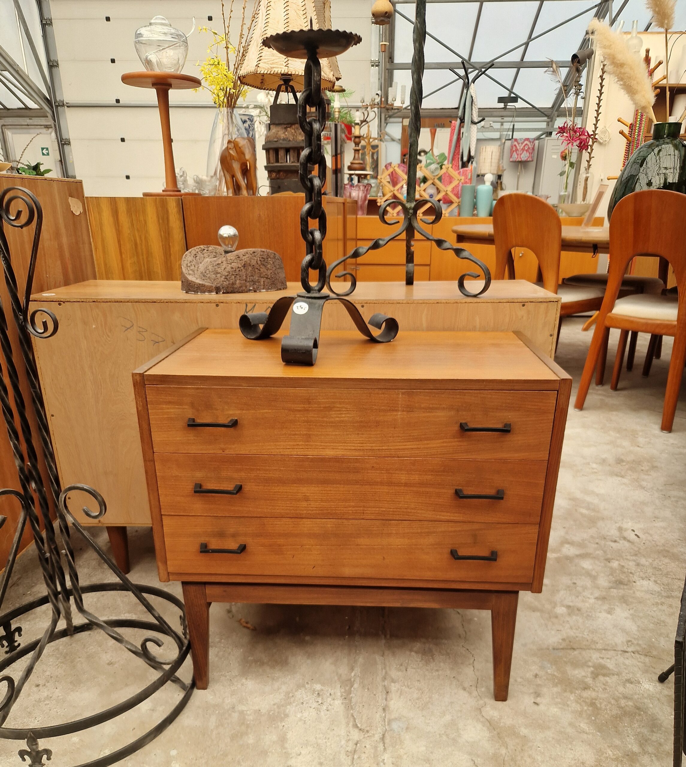 Vintage ladekast 65cm van Simpla Lux - Afbeelding 3