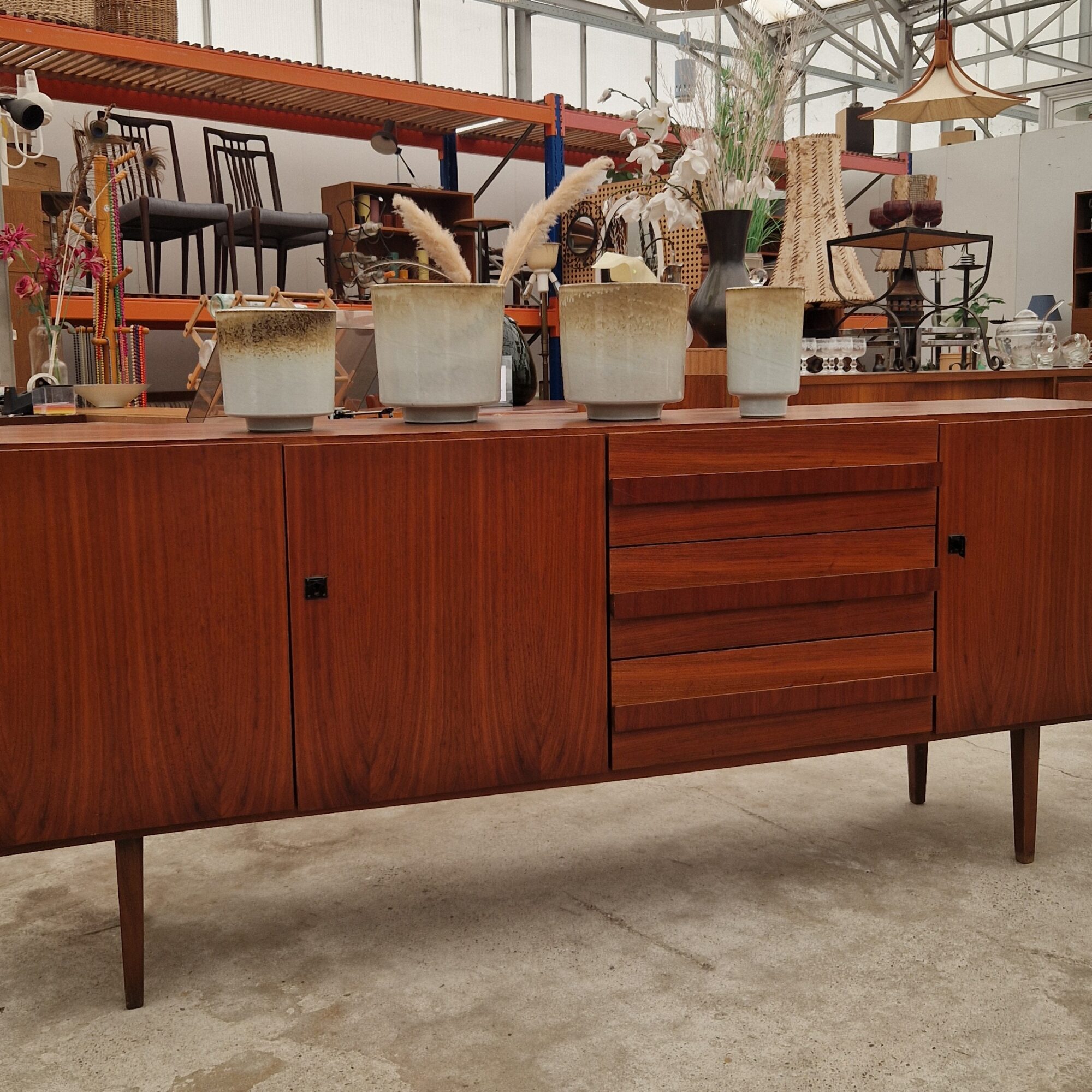 Vintage dressoir 210cm