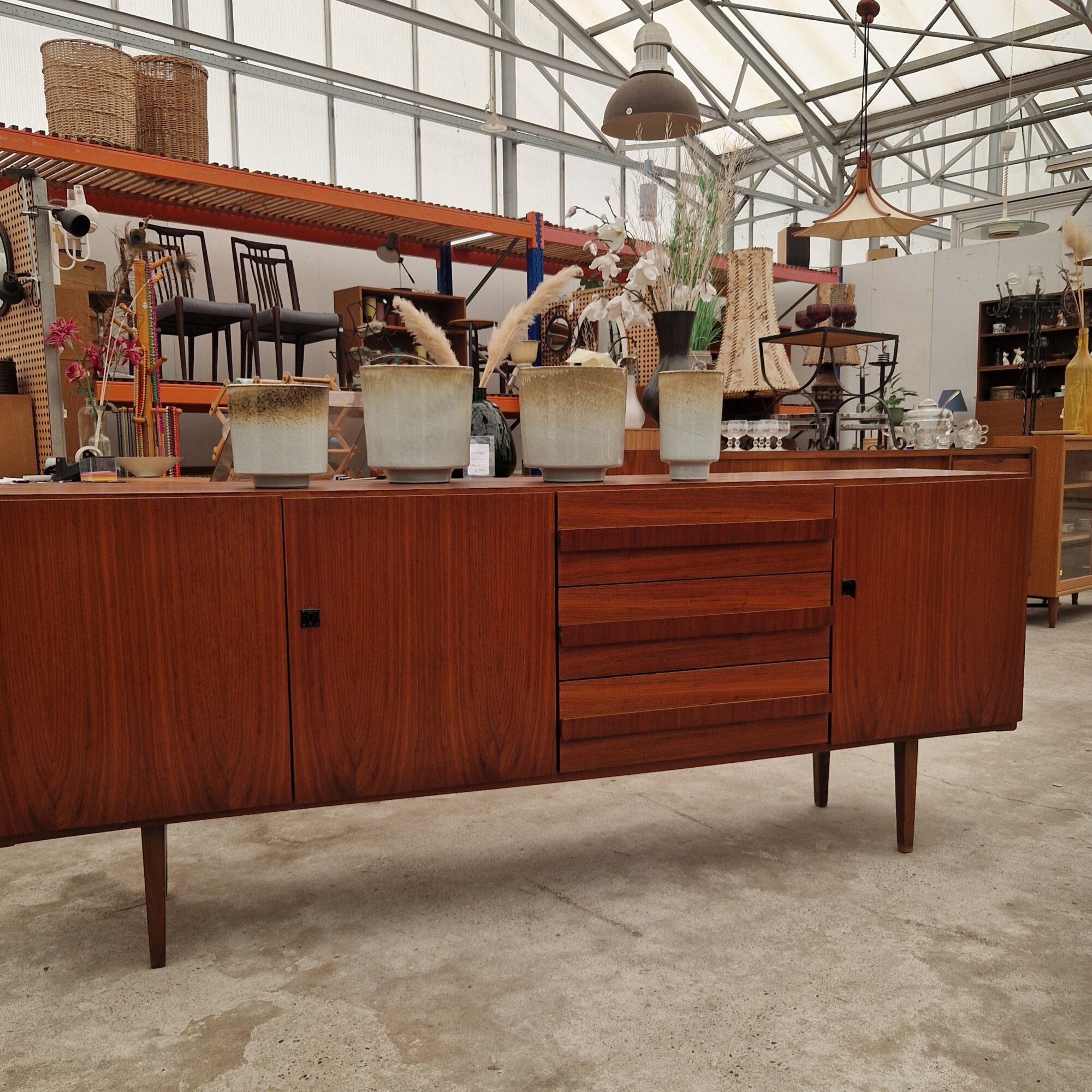 Vintage dressoir 210cm