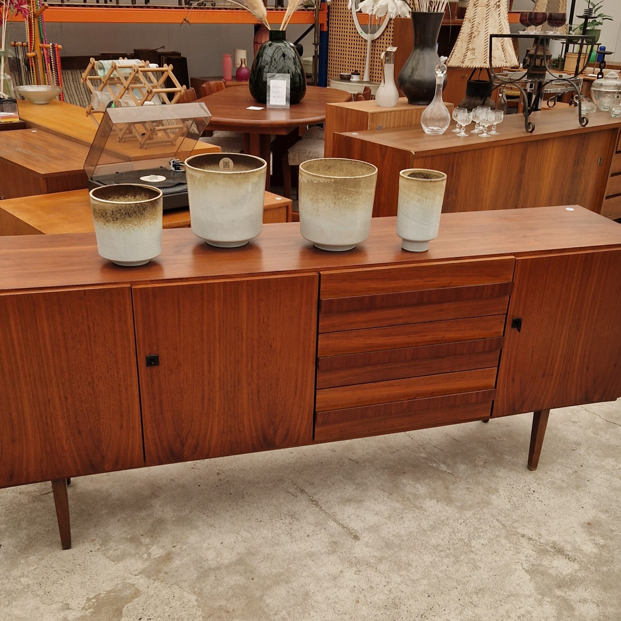 Vintage dressoir 210cm