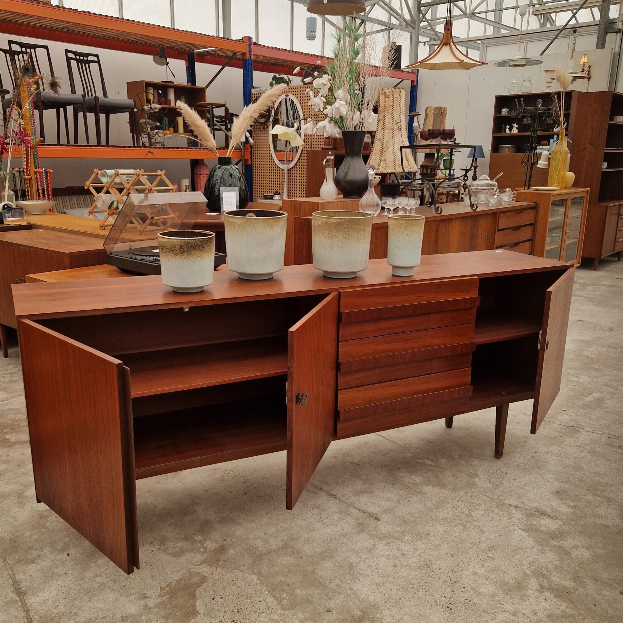 Vintage dressoir 210cm