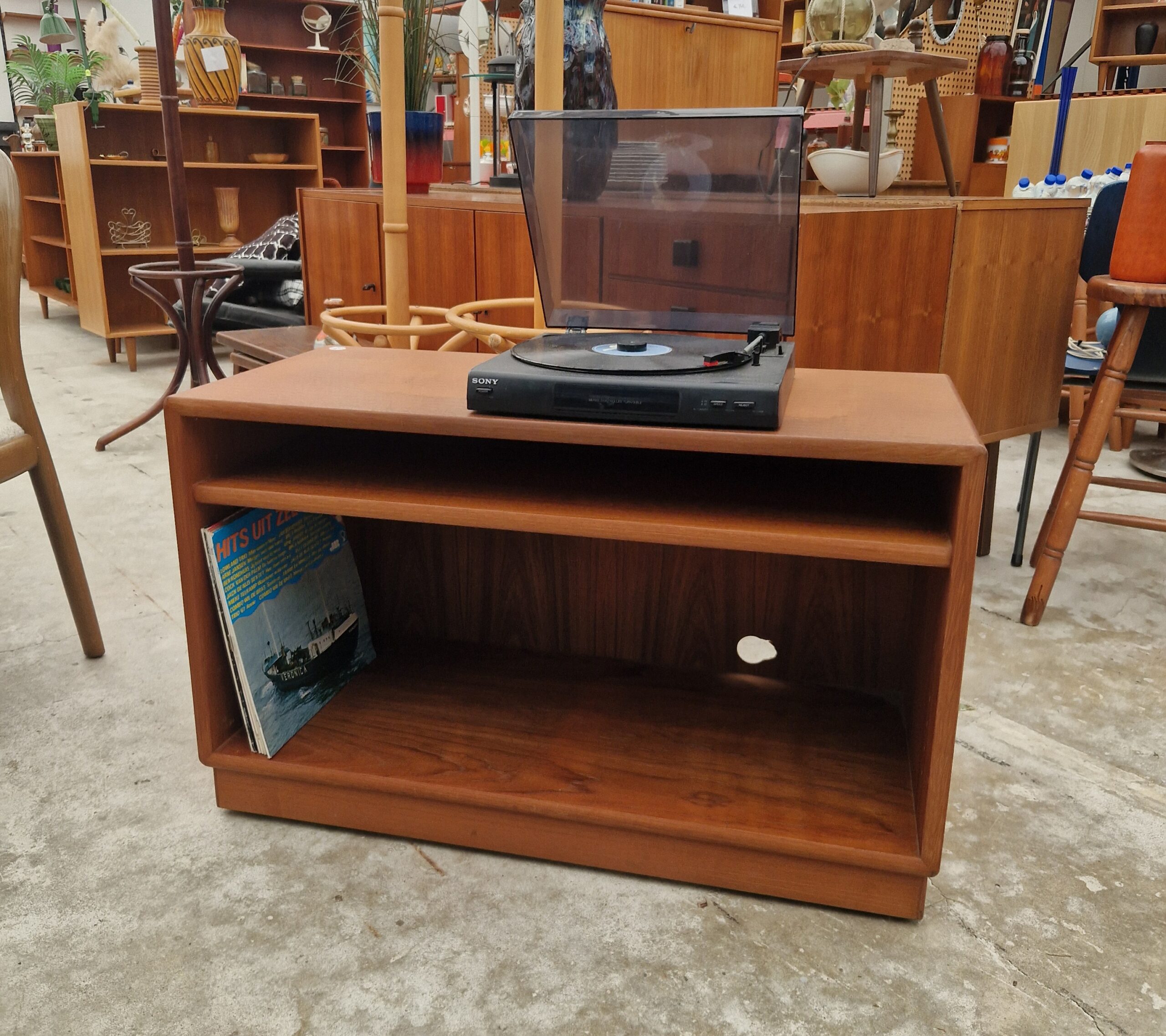 Deens Vintage platenspeler kastje