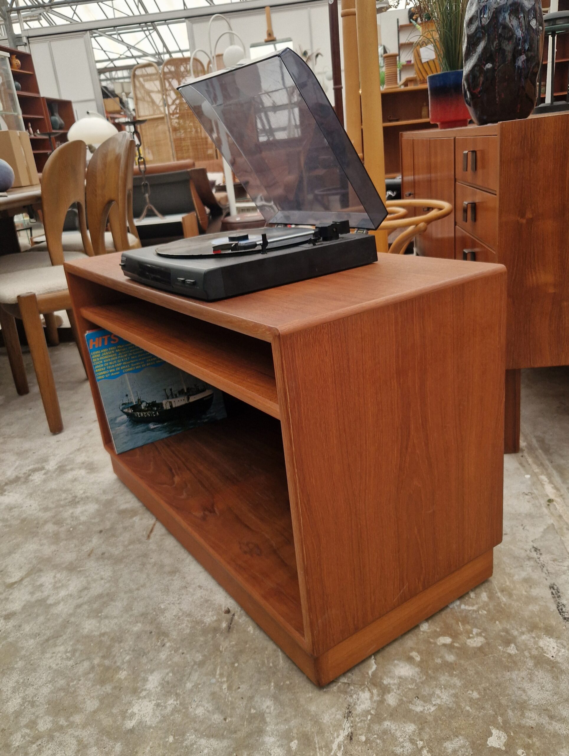 Deens Vintage platenspeler kastje