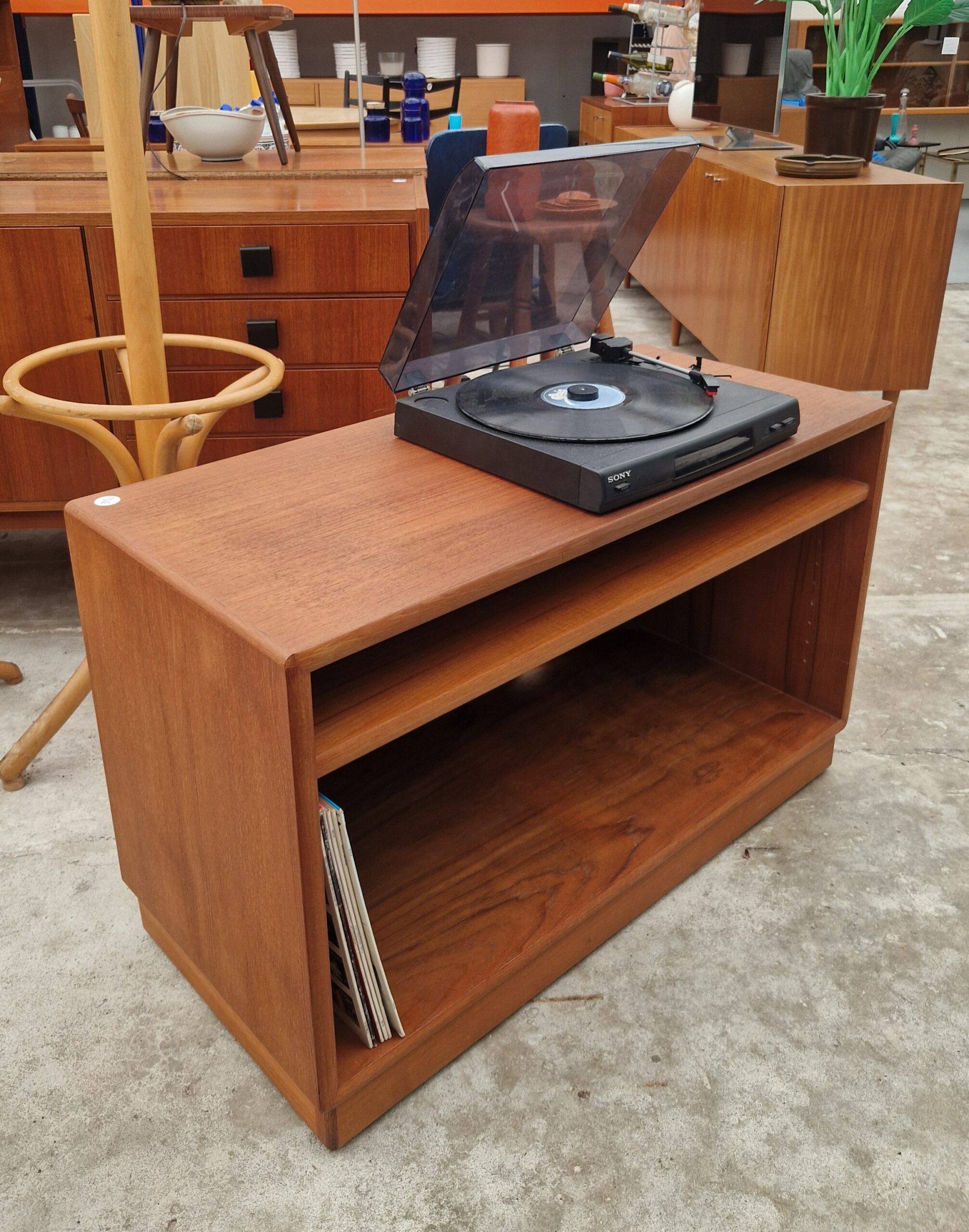 Deens Vintage platenspeler kastje