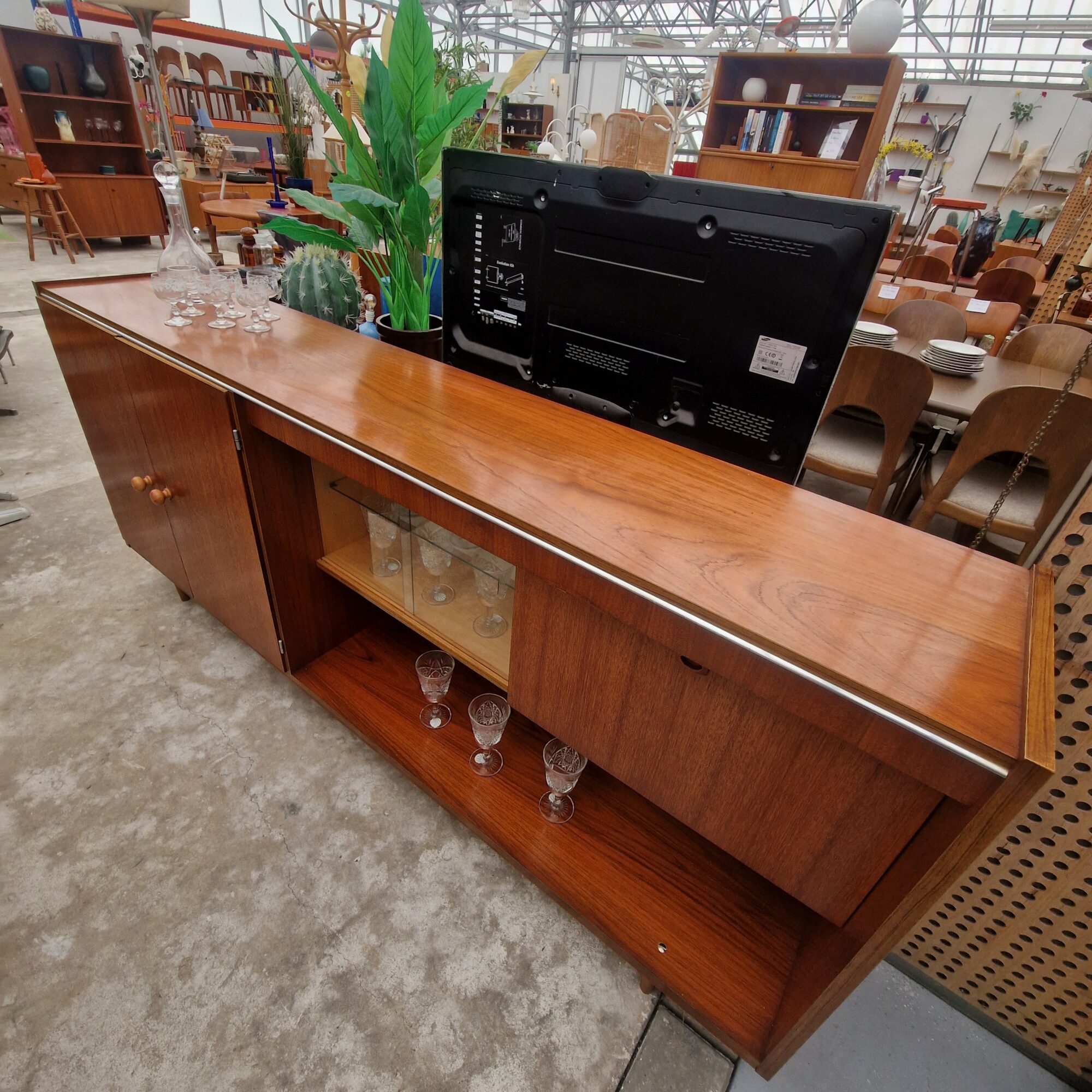 Vintage wandkast 217cm