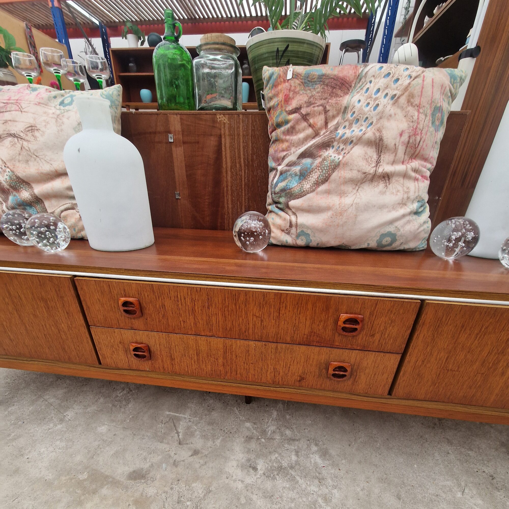 Vintage TVmeubel 222cm