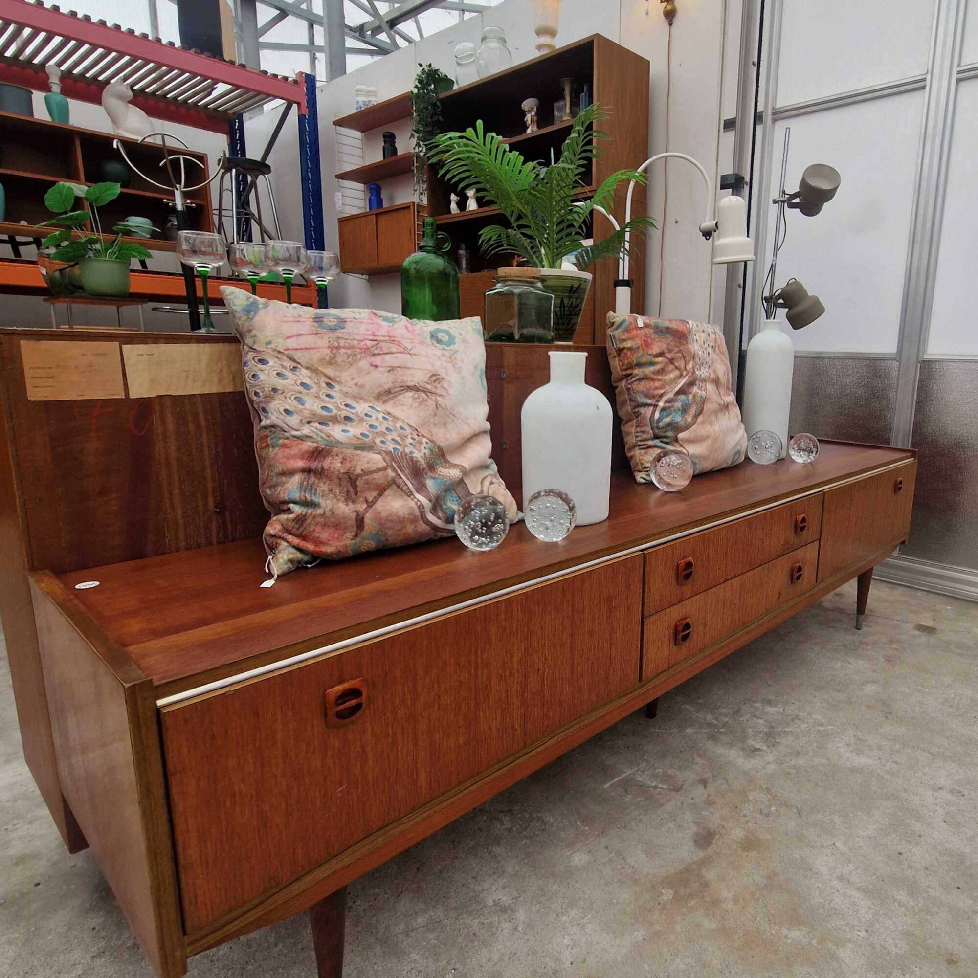 Vintage TVmeubel 222cm