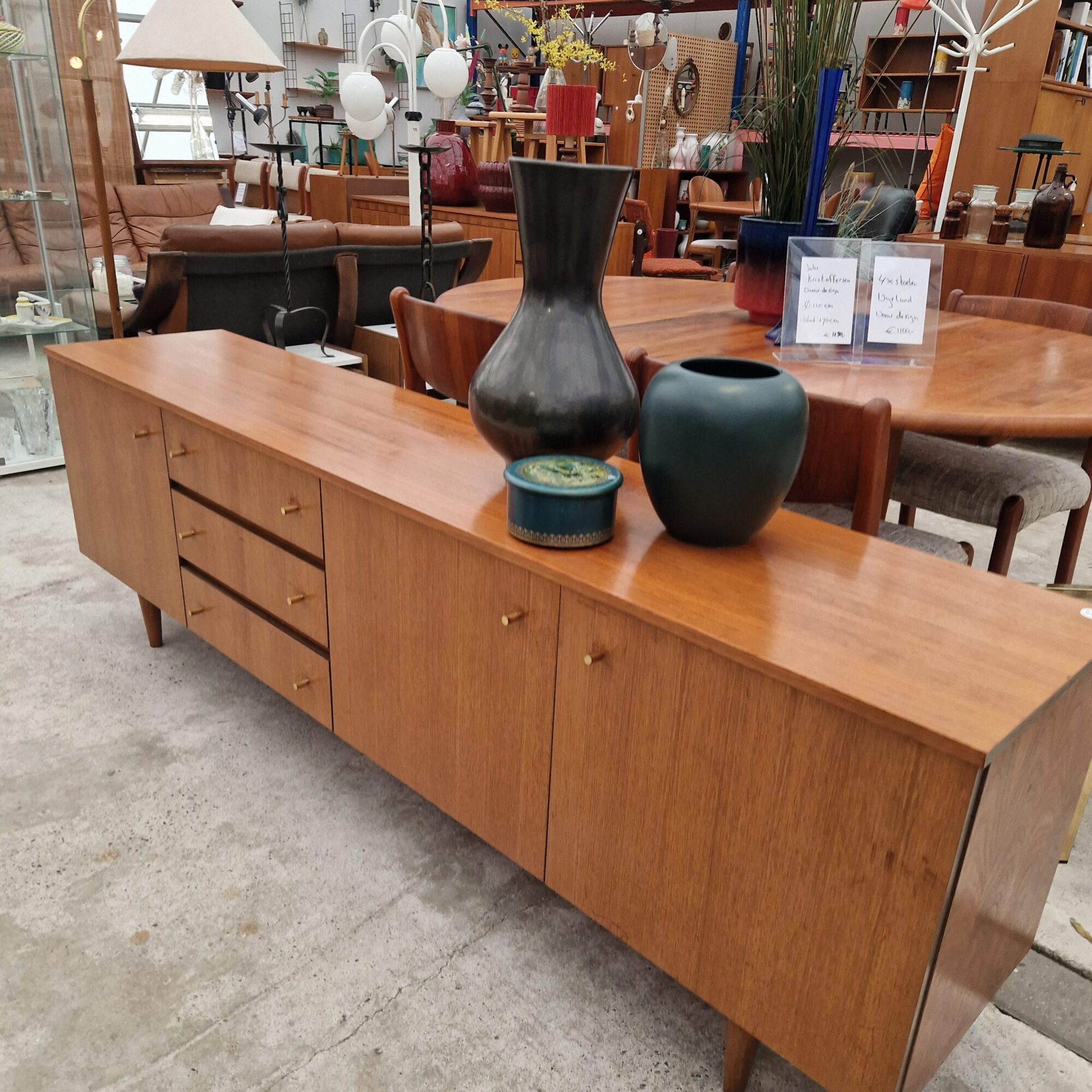 vintage dressoir tvmeubel 198cm