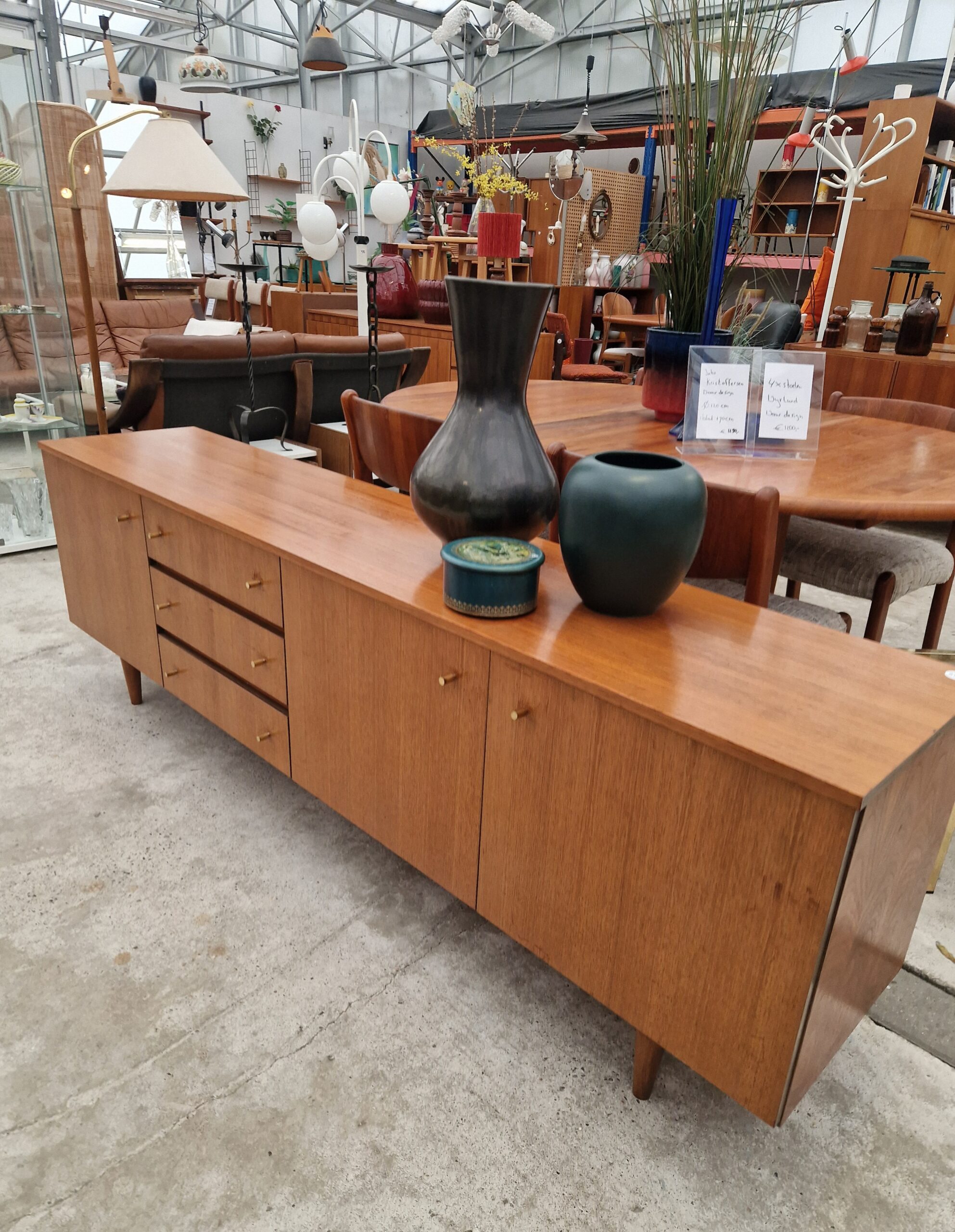 vintage dressoir tvmeubel 198cm