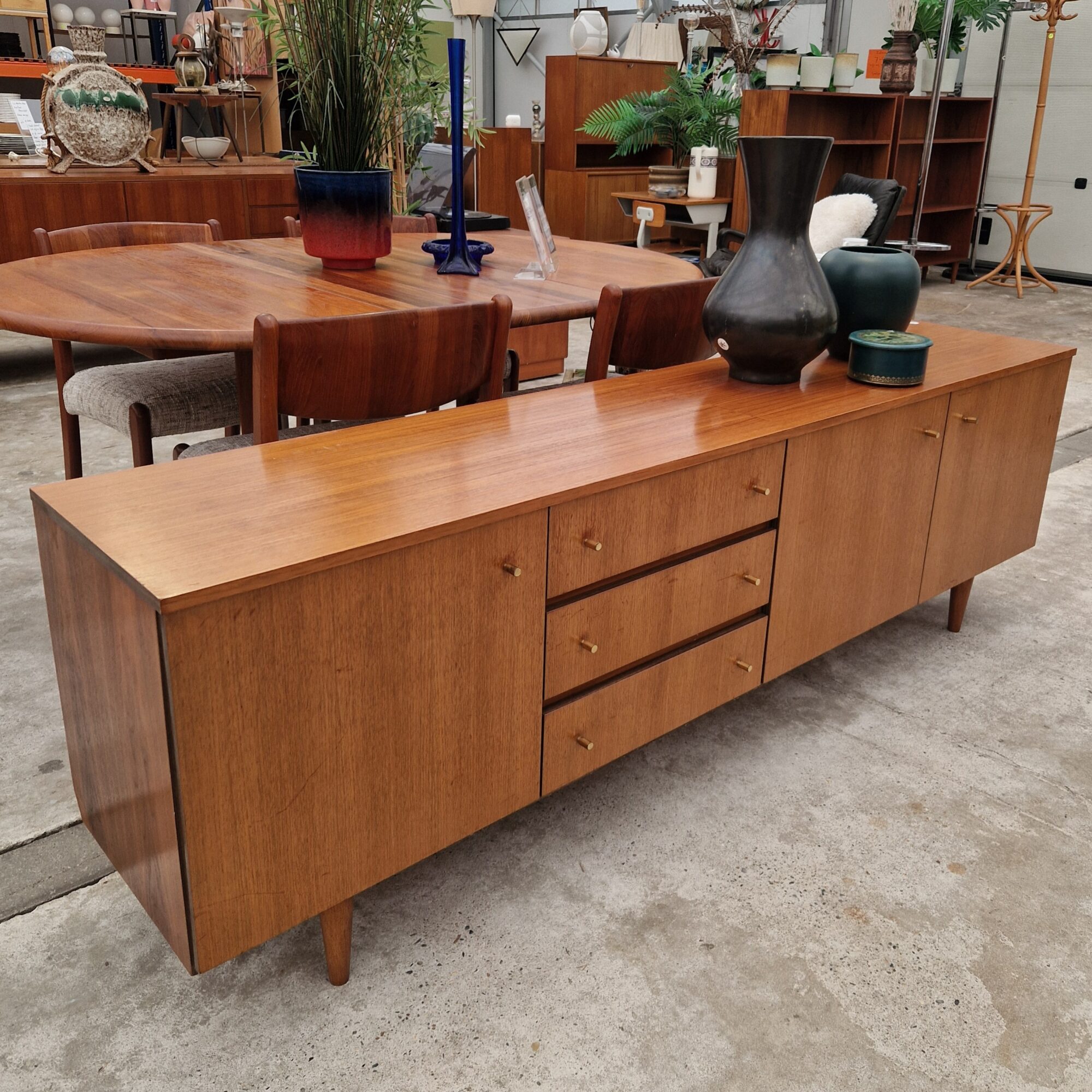 vintage dressoir tvmeubel 198cm