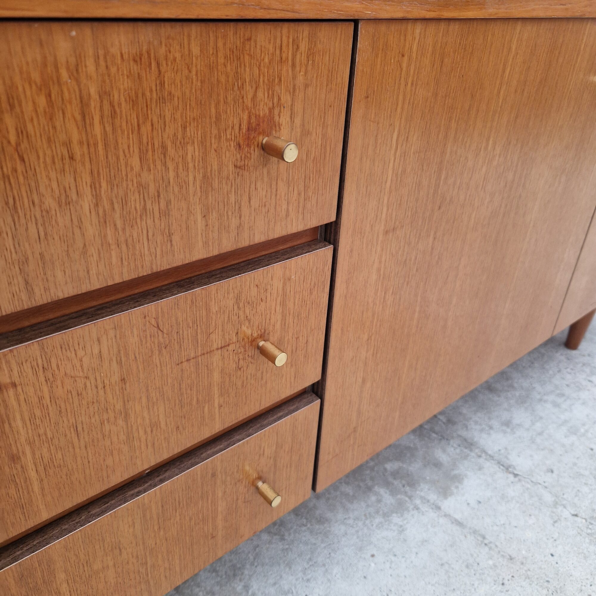vintage dressoir tvmeubel 198cm