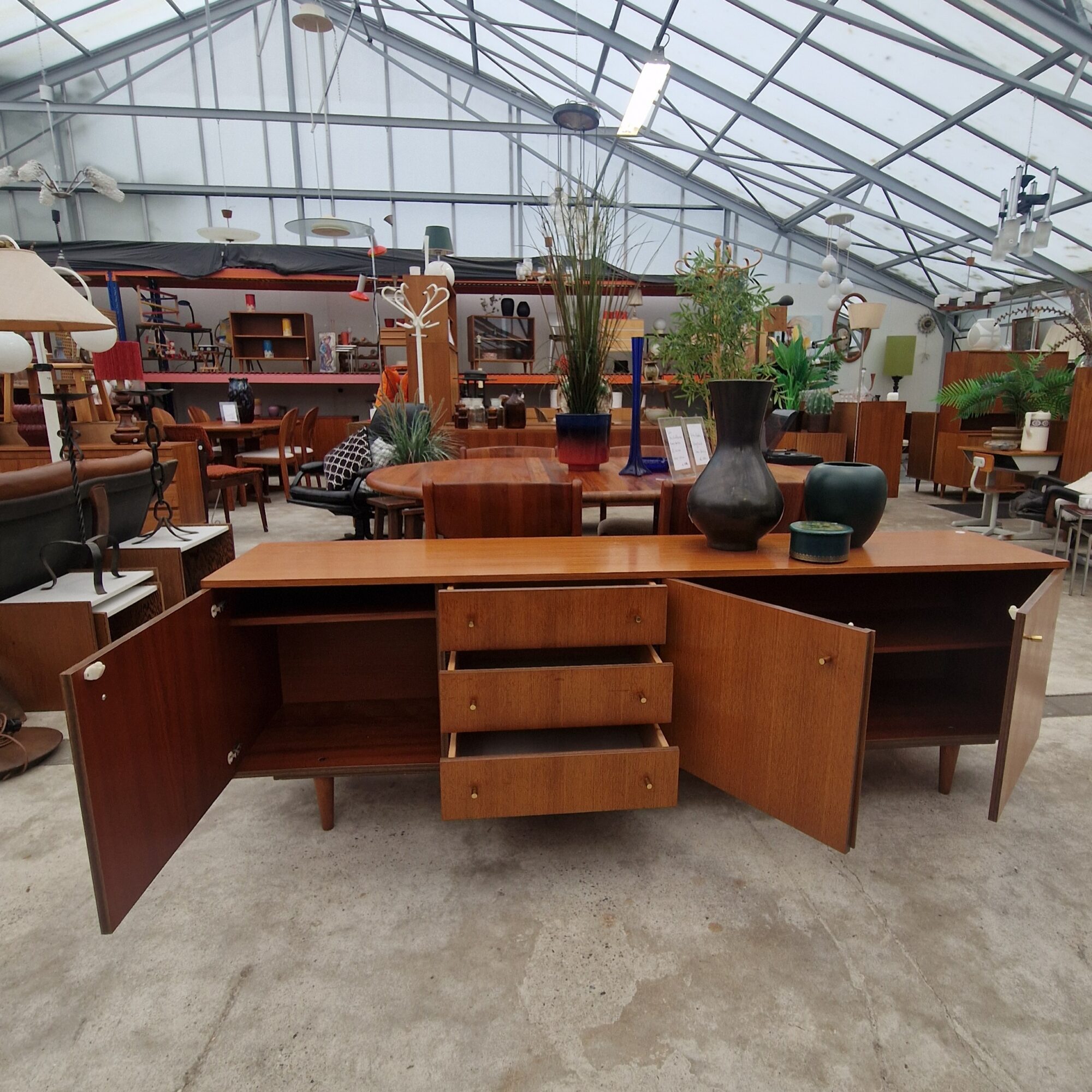 vintage dressoir tvmeubel 198cm