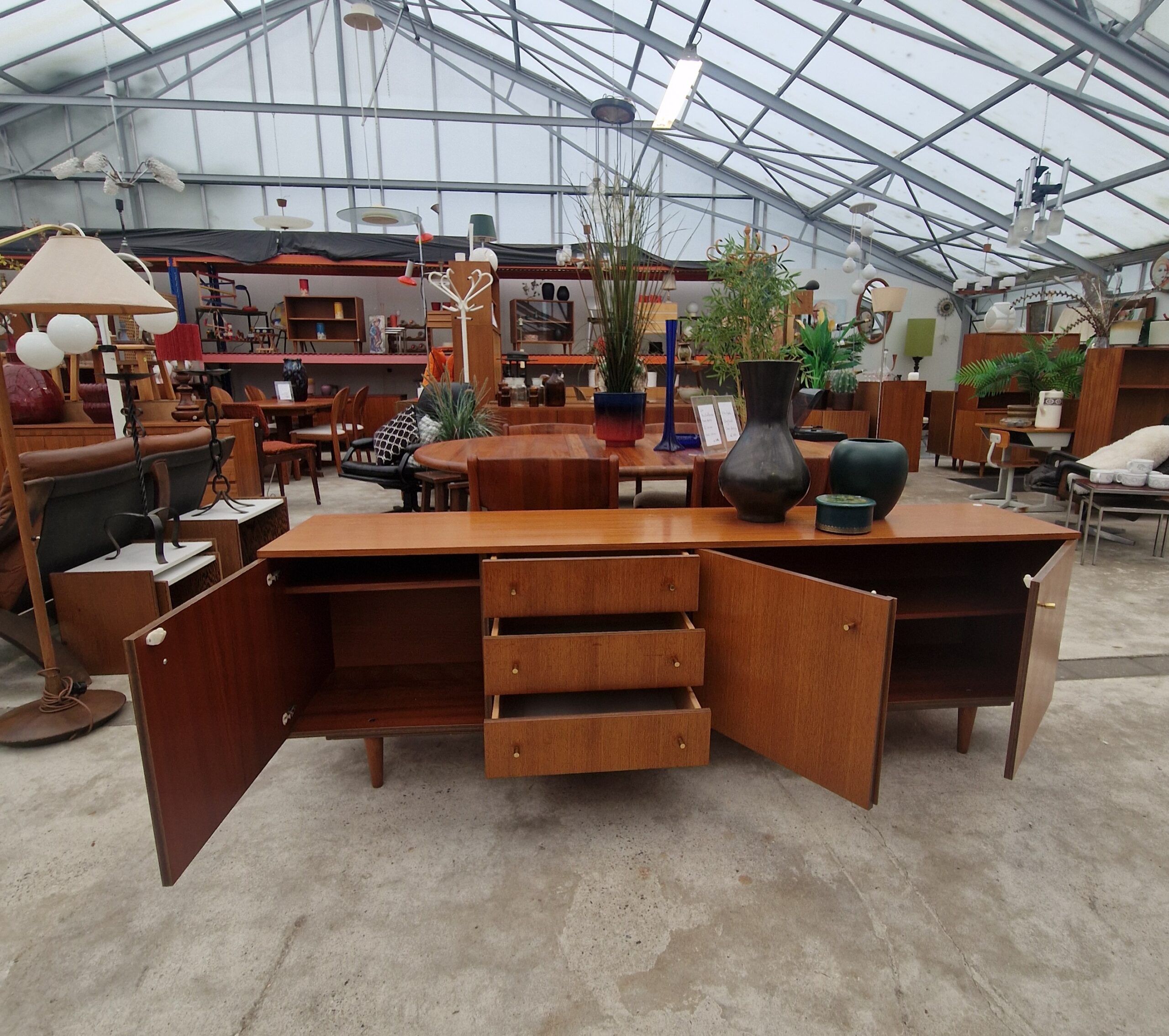 vintage dressoir tvmeubel 198cm