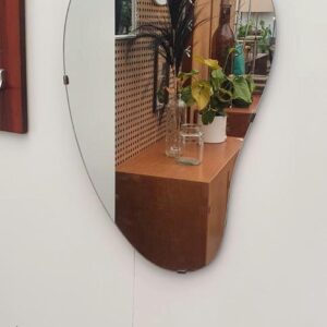 Vintage druppel spiegel 37x59cm. mooi exemplaar